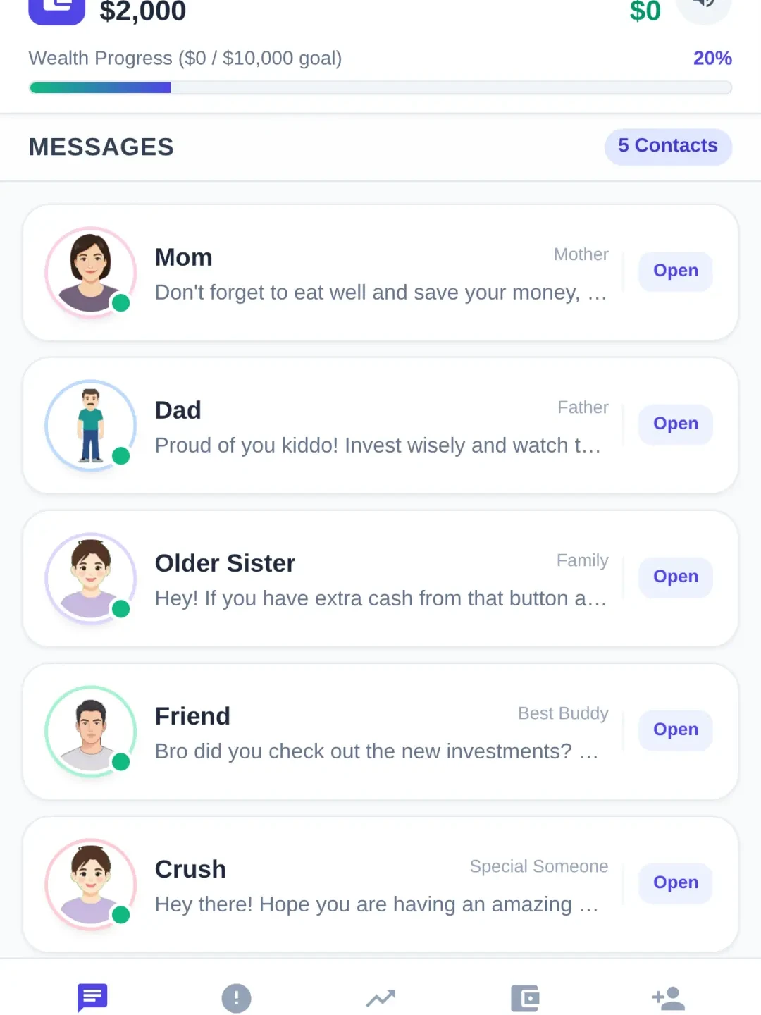 LifeChat & Wealth Sim cover