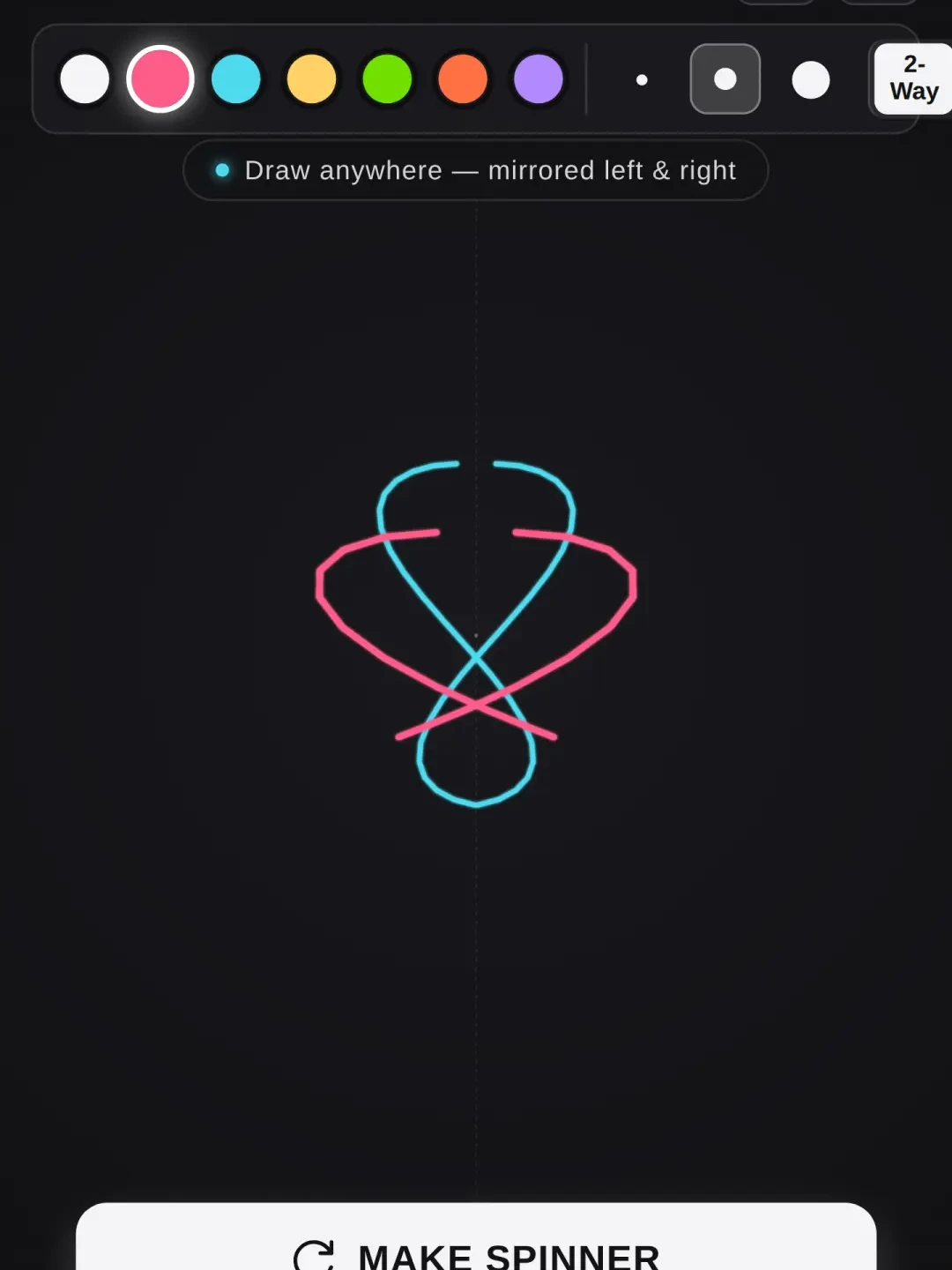 Chalk Mirror Spinner cover