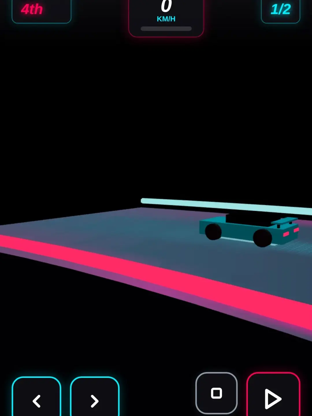 Neon Turbo 3D Racer cover