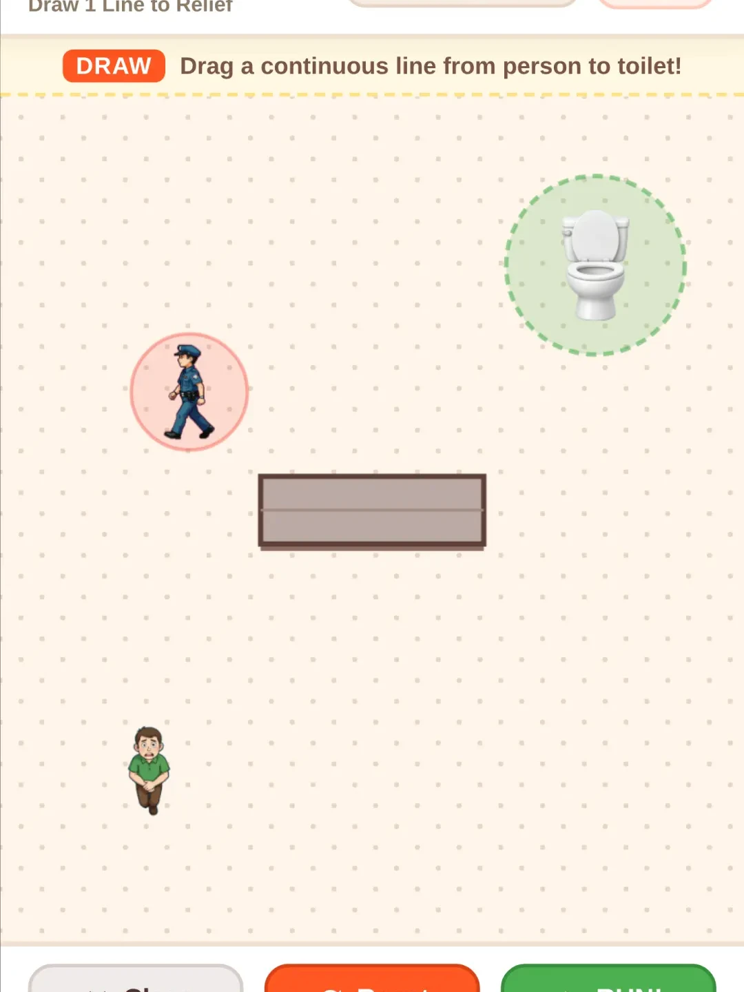 Gotta Go! Draw to Toilet cover