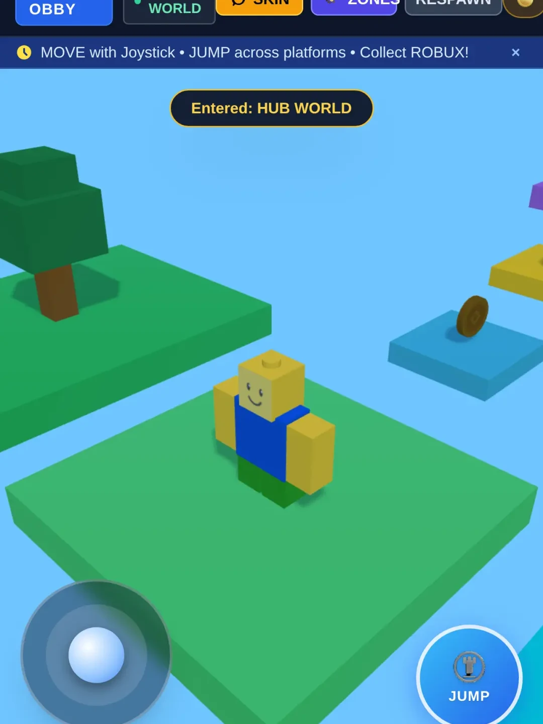 Roblox 3D Obby & Hub cover