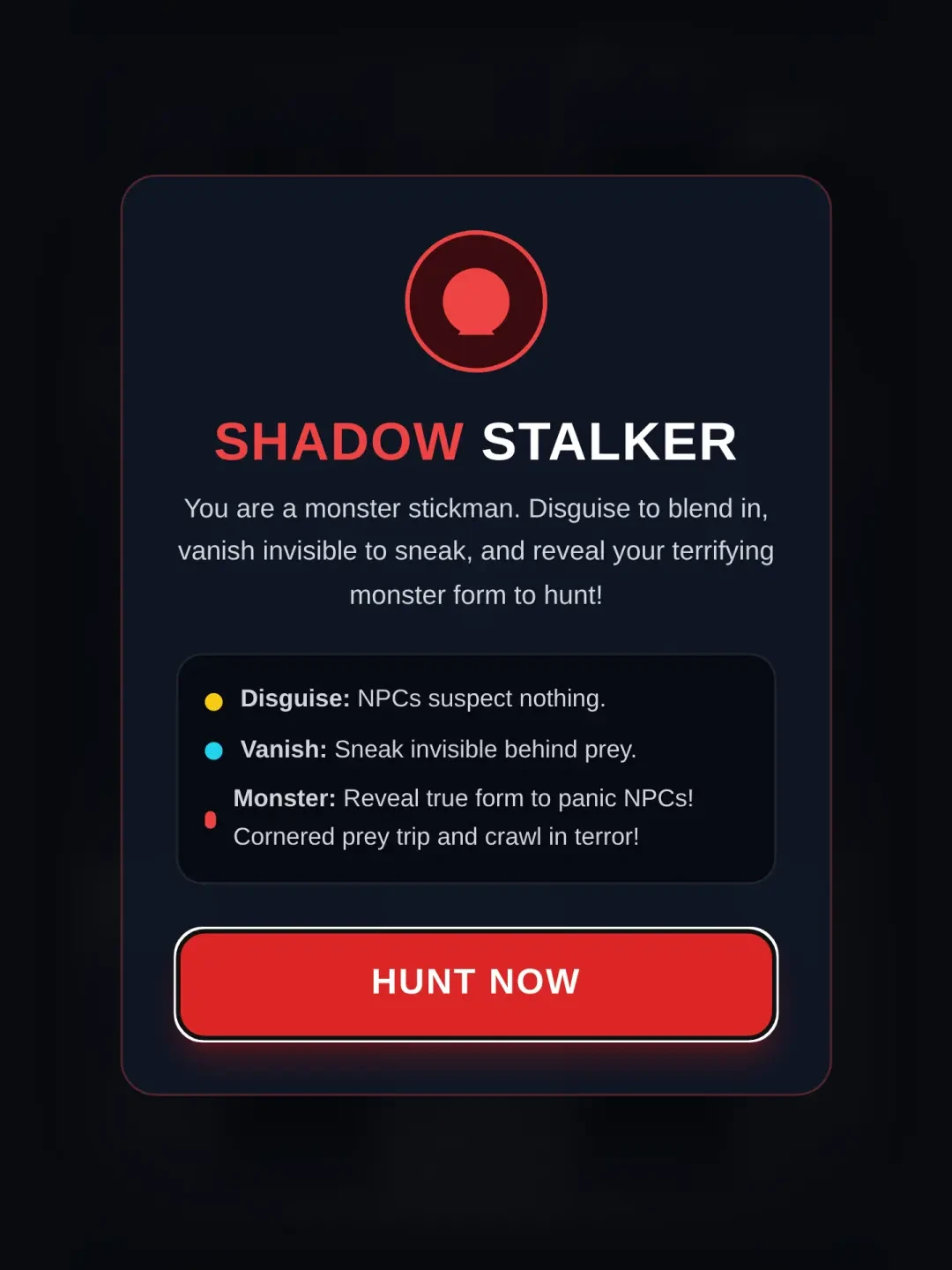 Shadow Stalker: Monster Stickman cover