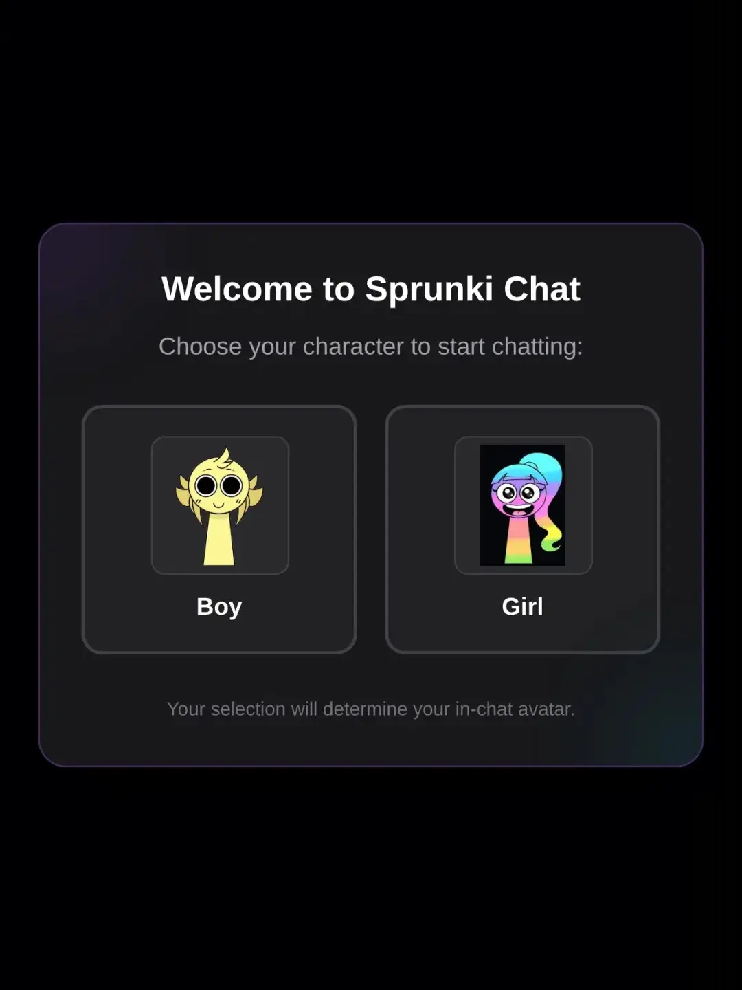 Sprunki Chat cover
