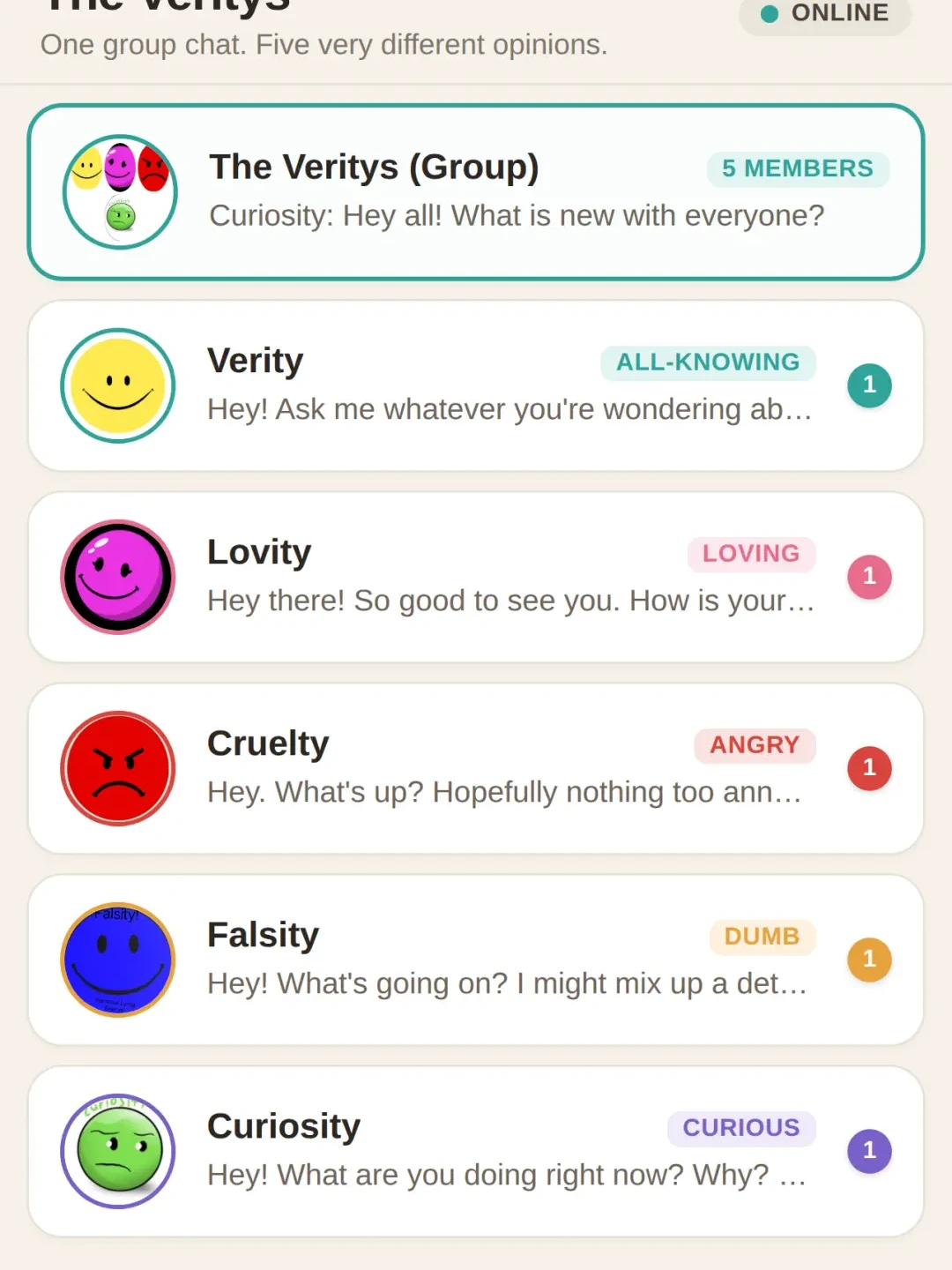 The Veritys cover