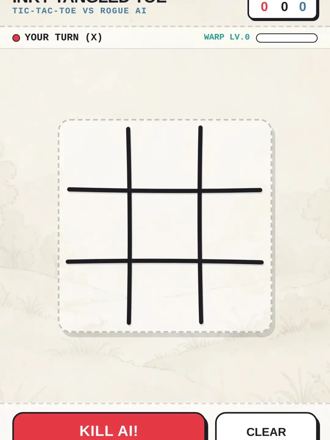 Inky Knot Tic-Tac-Toe cover