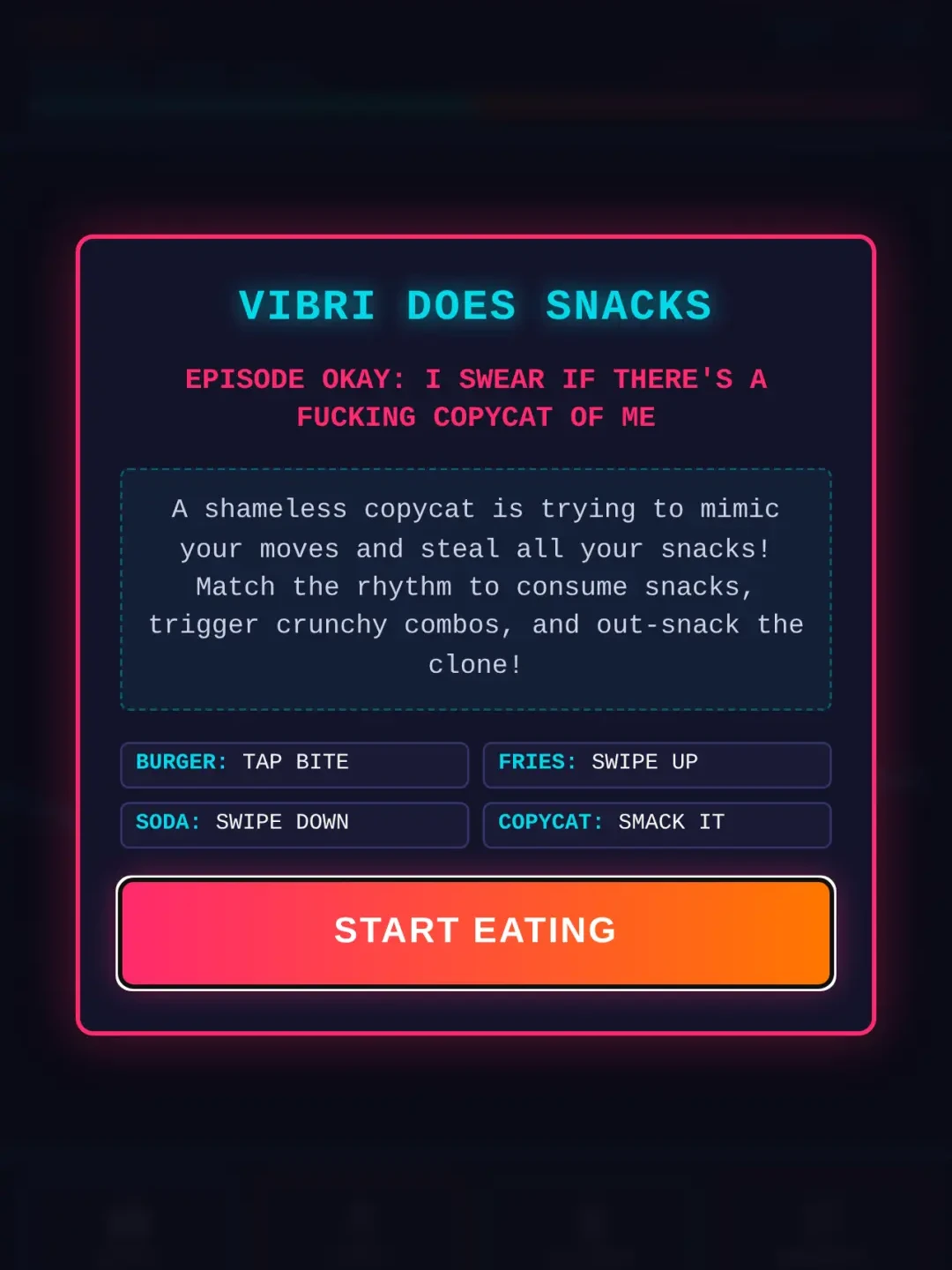 VibriDoesSnacks EP Okay: I swear if there's a fucking copycat of me cover