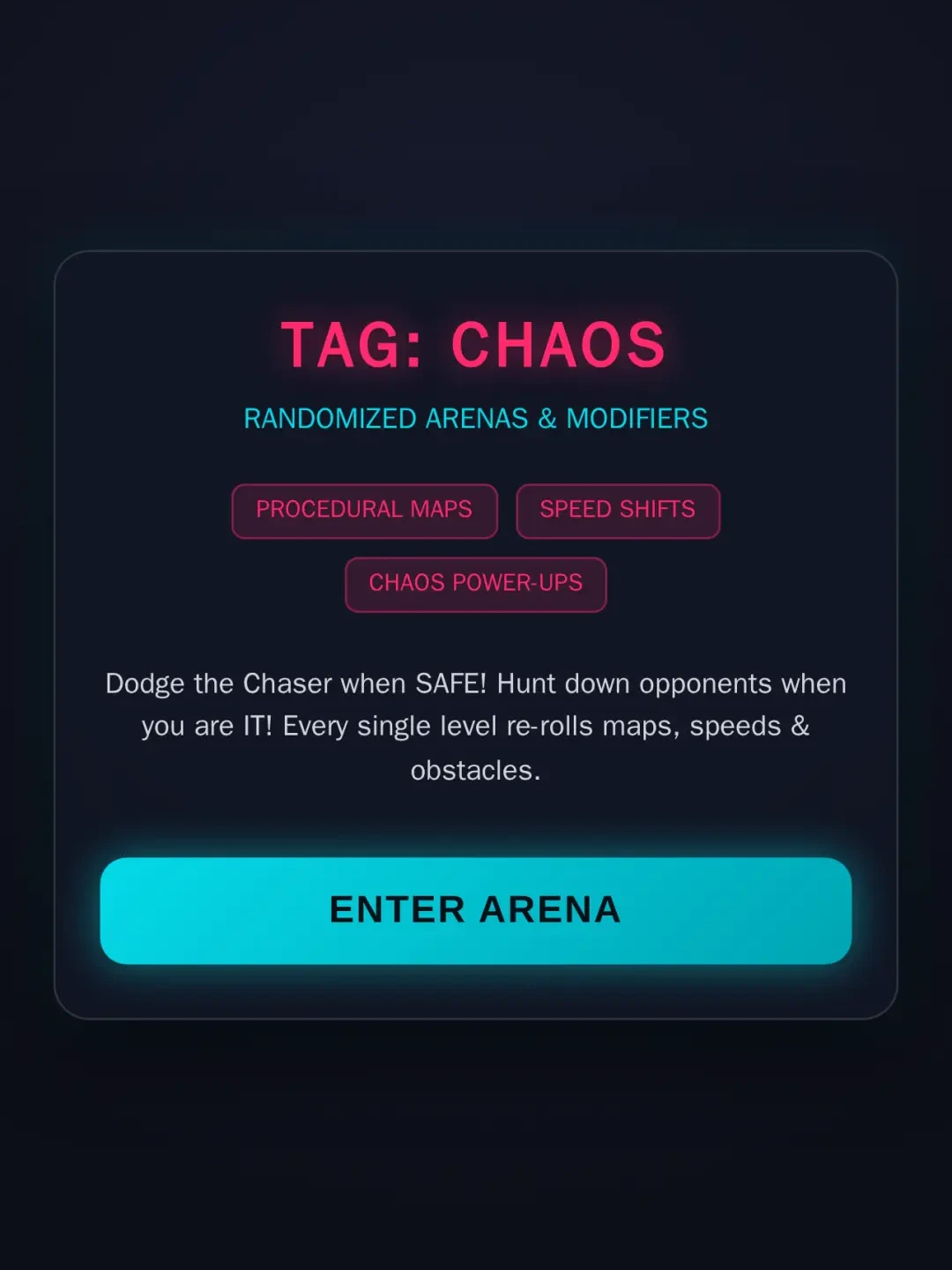 TAG: CHAOS ARENA cover