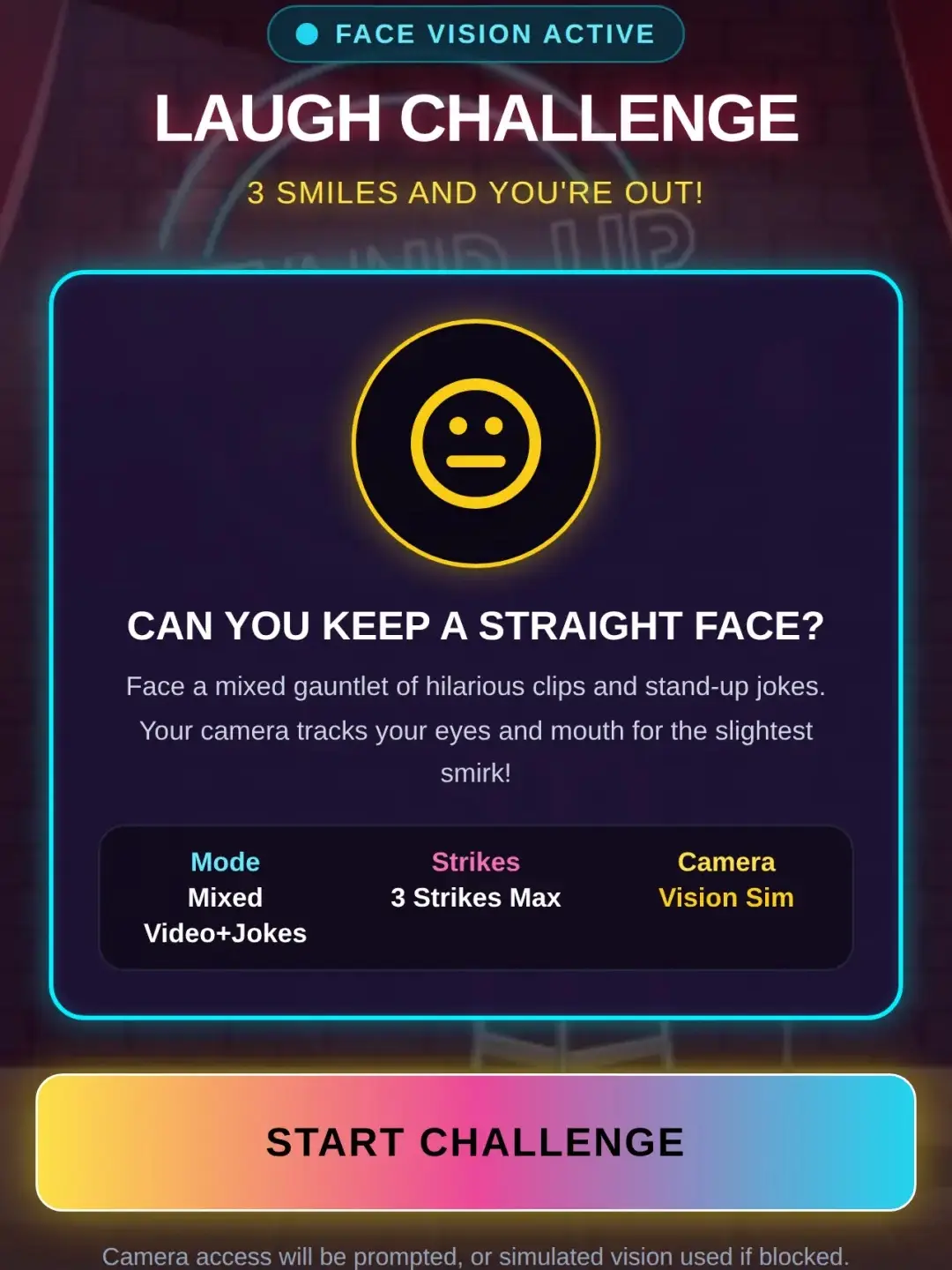Laugh Challenge: Don't Smile! cover