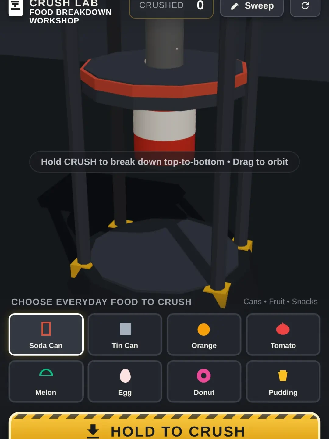Hydraulic Crush Lab cover