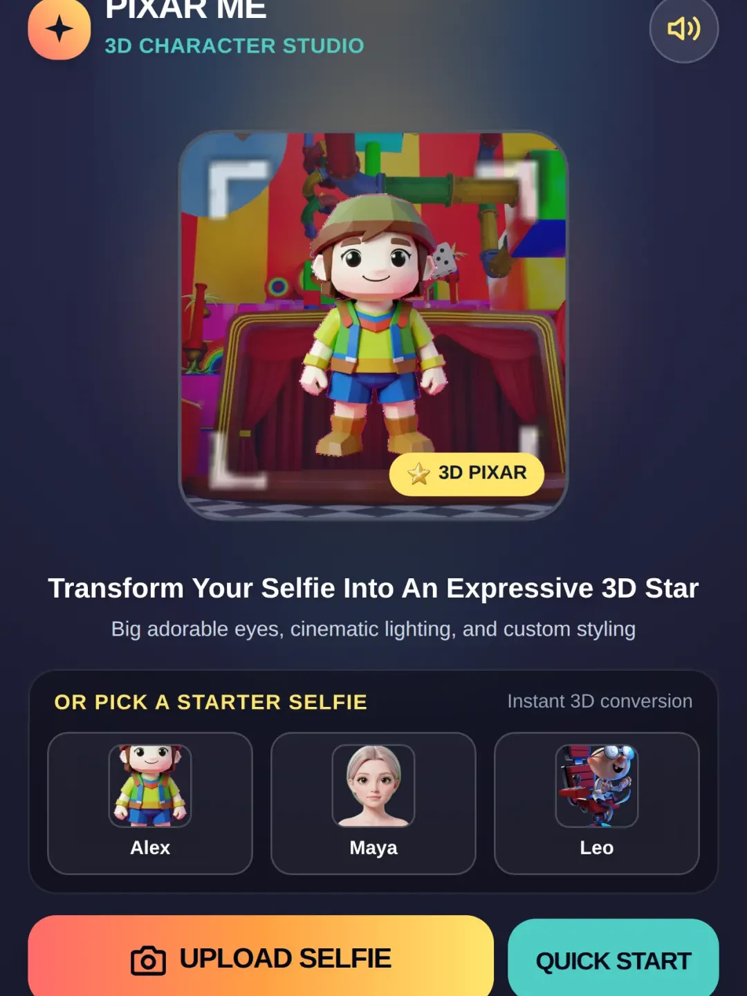 Pixar Me - 3D Character Studio cover