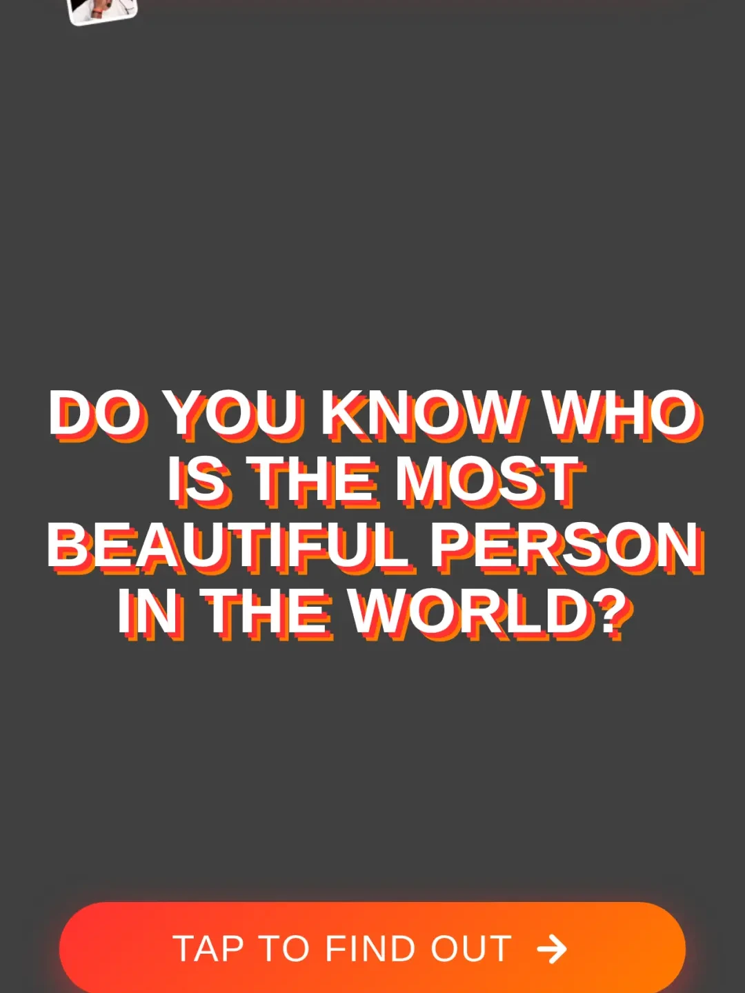 The Most Beautiful Person cover