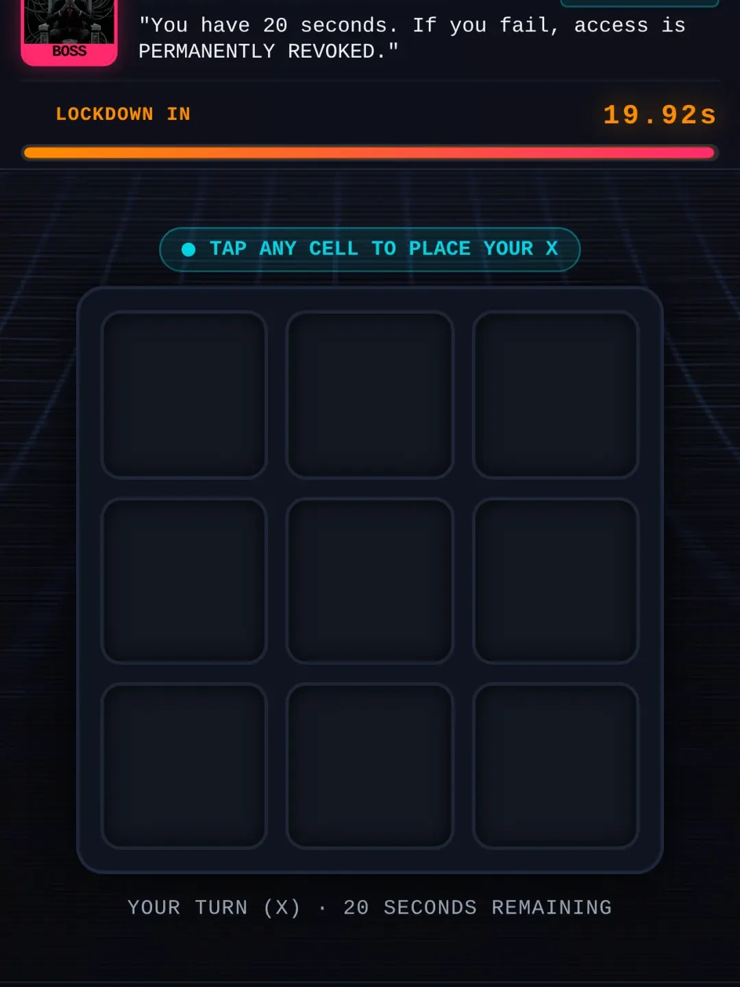 Tic-Tac-Toe: Boss Interrogation cover