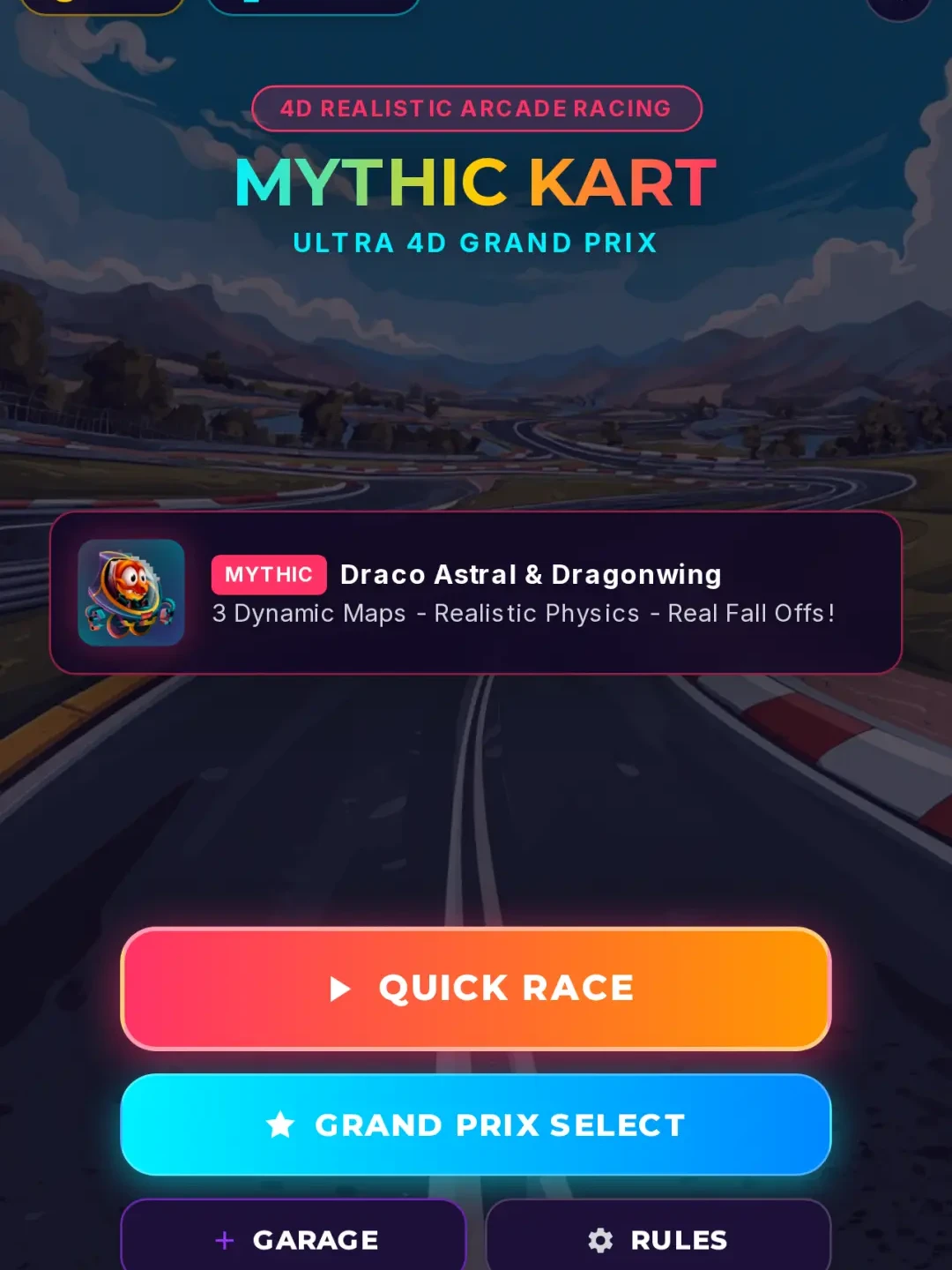 Mythic Kart 3D: Ultra Chaos Grand Prix cover