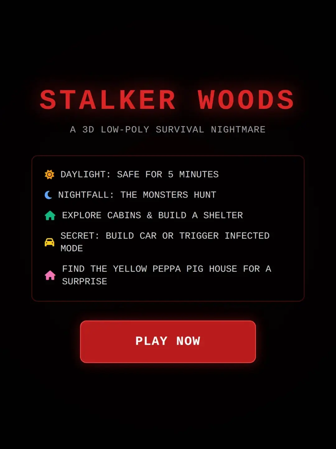 Stalker Woods: Horror Survival cover
