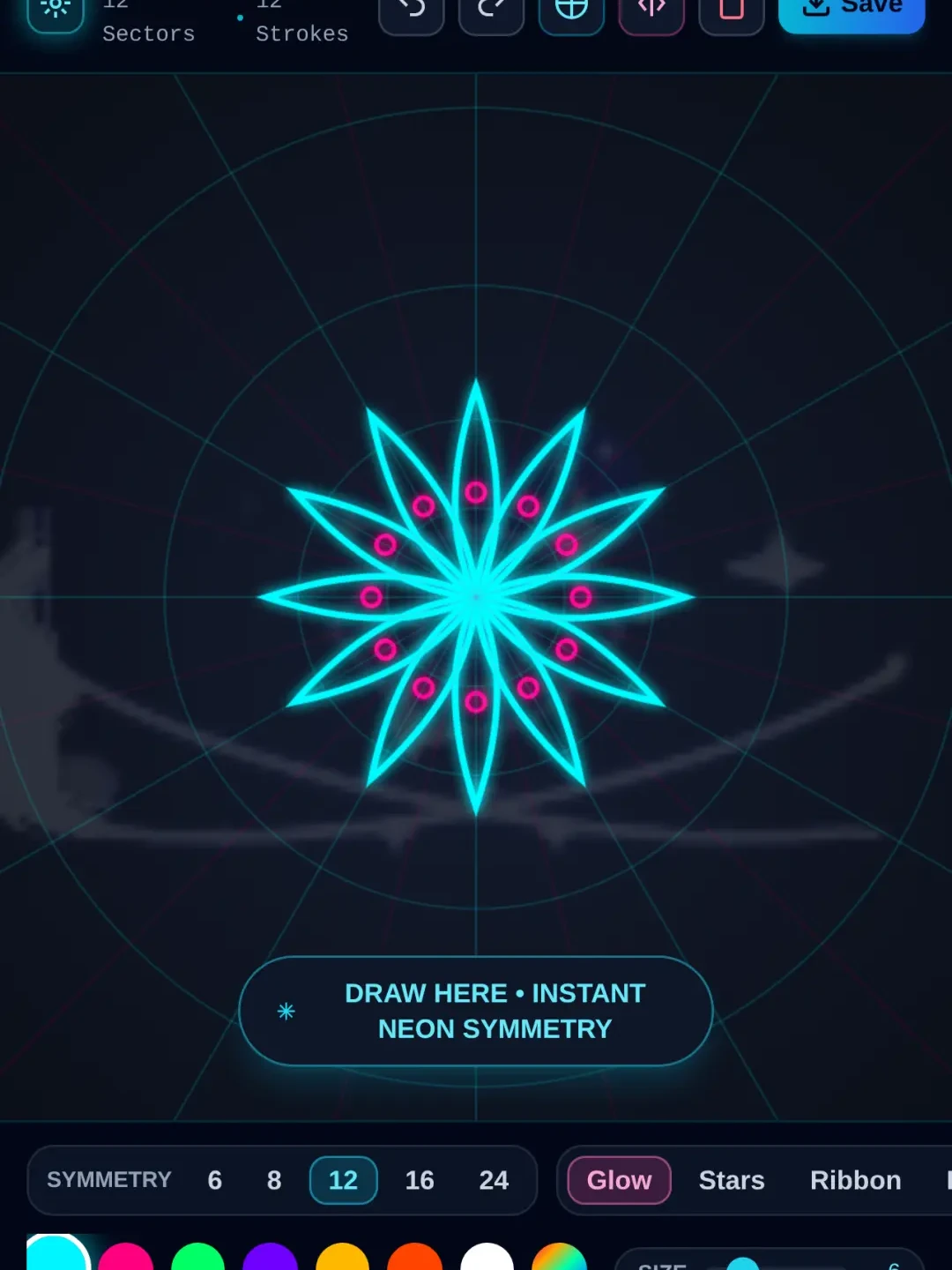 Neon Mandala cover
