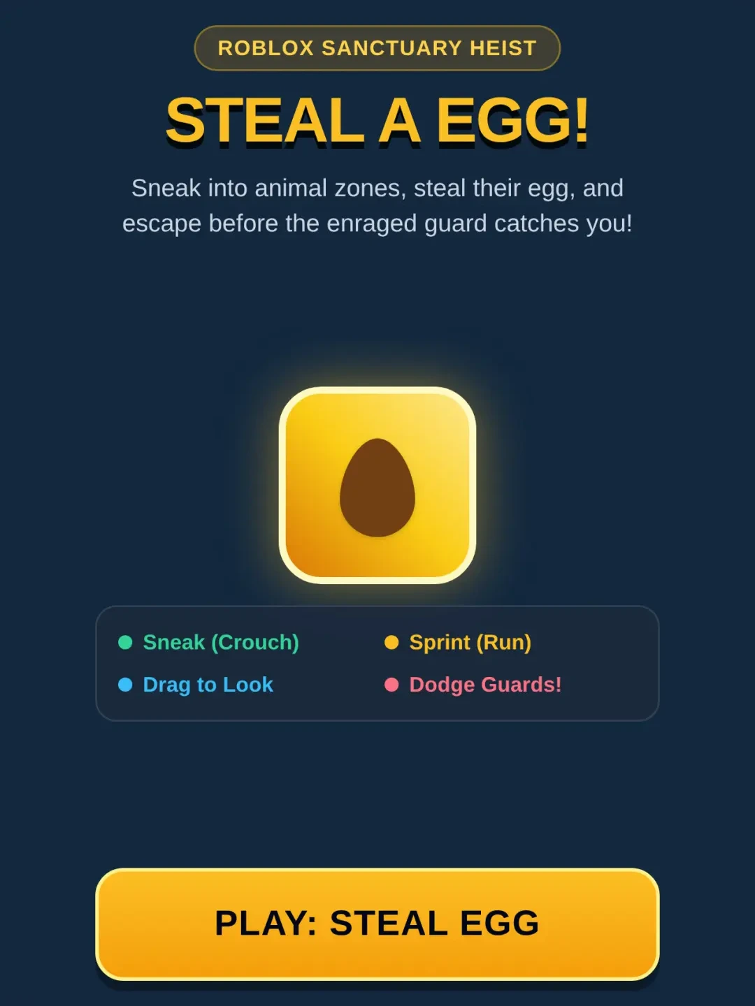 Steal a Egg from Roblox cover