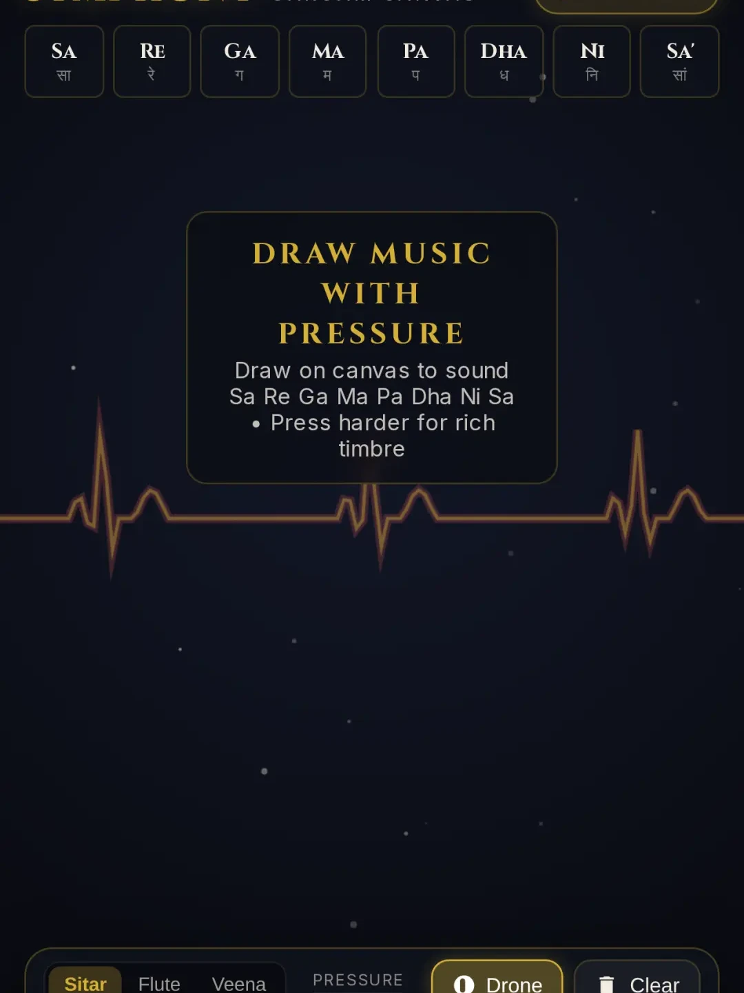 Symphony - Sargam Ink Canvas cover