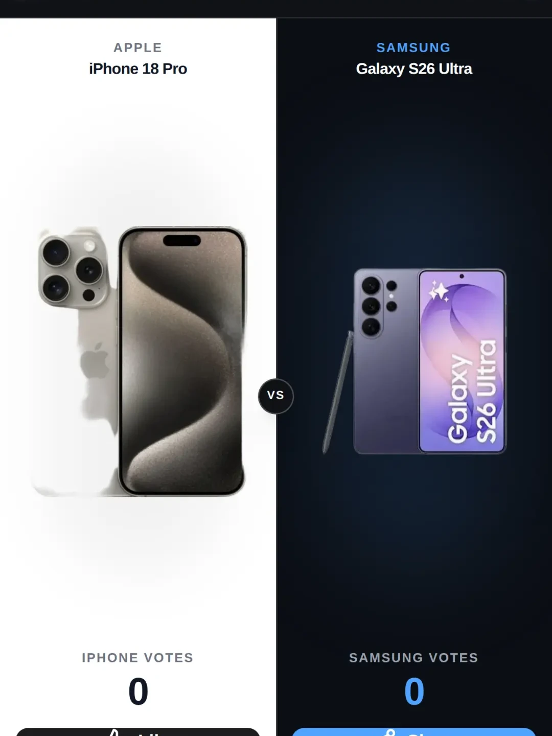 iPhone 18 Pro vs Samsung Galaxy S26 Ultra cover