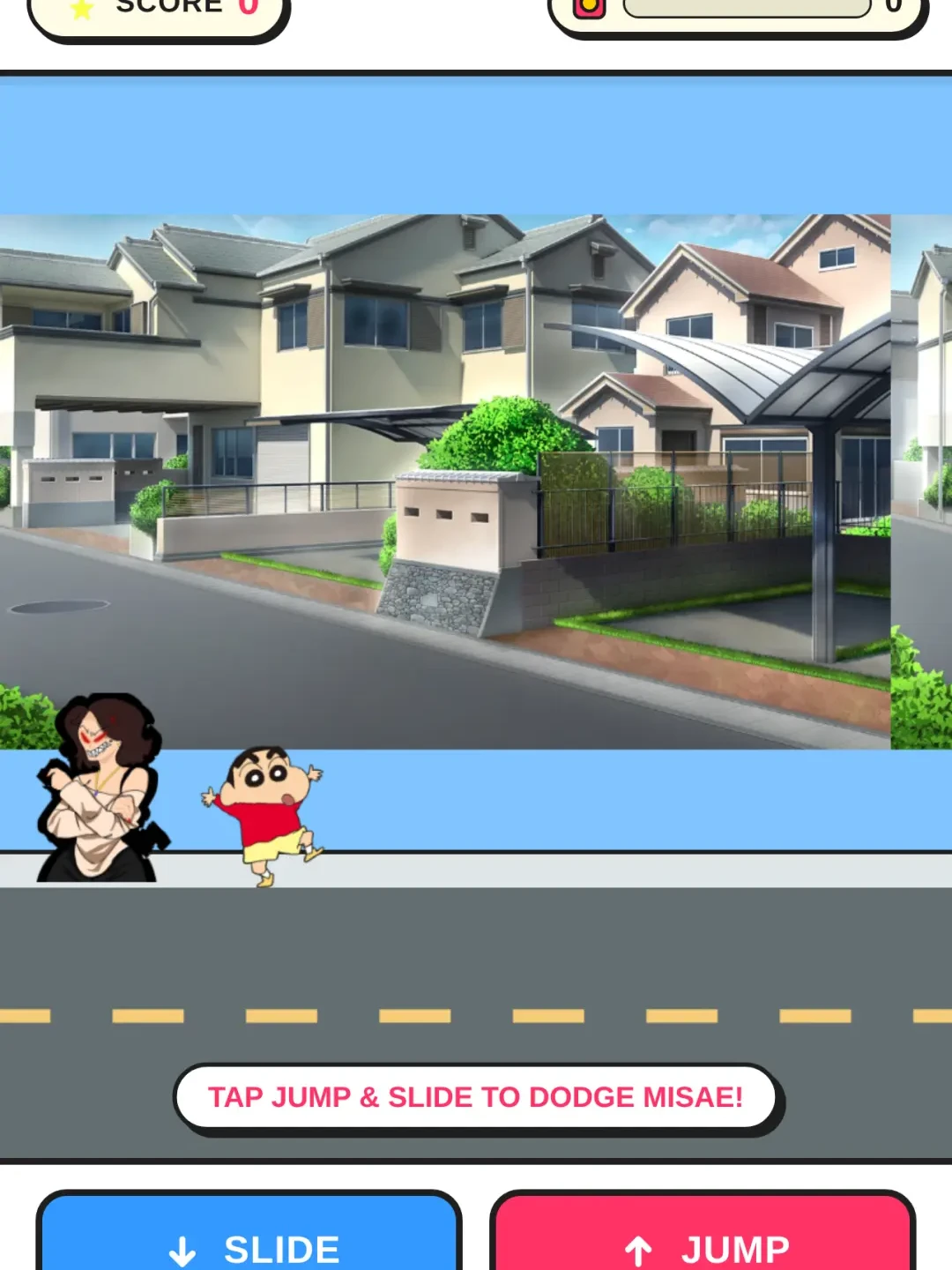 Shin-chan's Chocobi Run cover