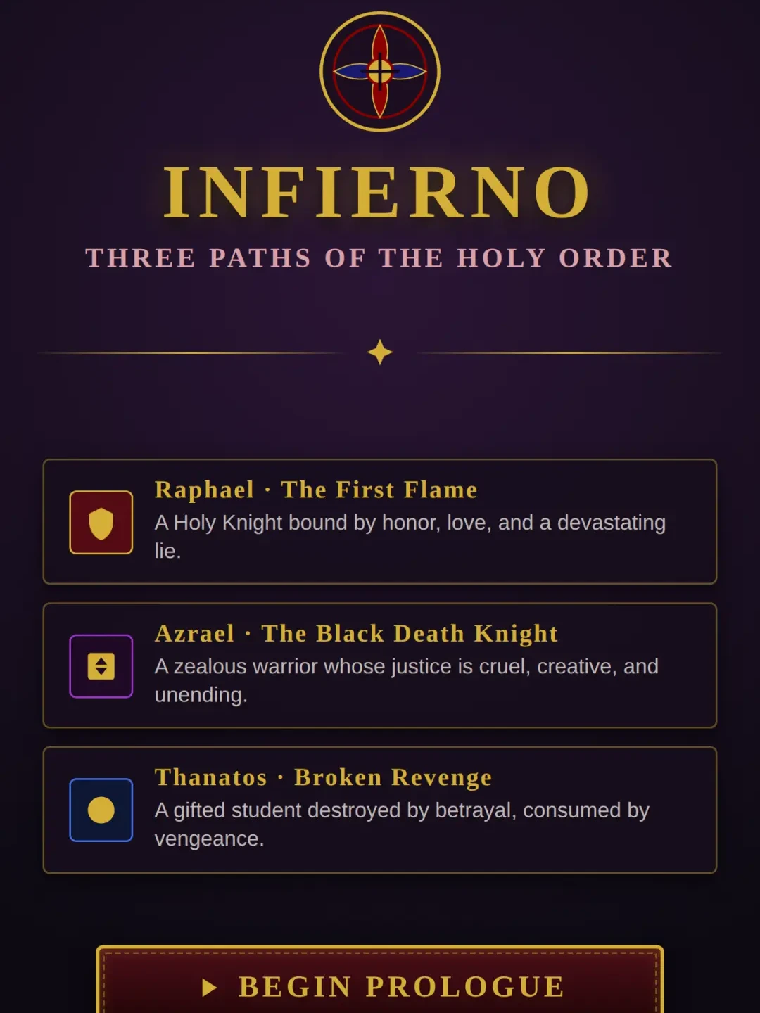 INFIERNO — Three Paths cover
