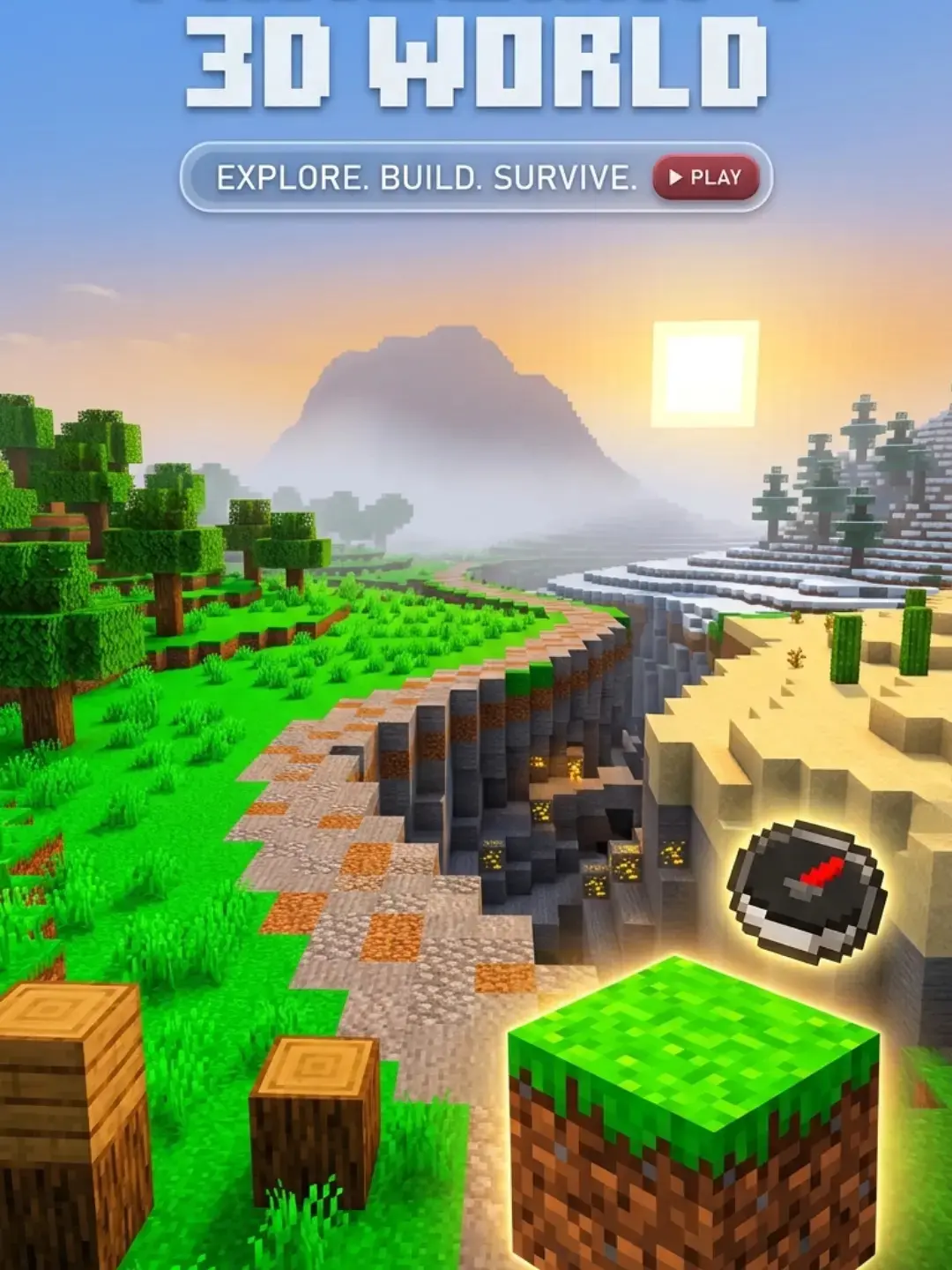 Minecraft 3D World cover