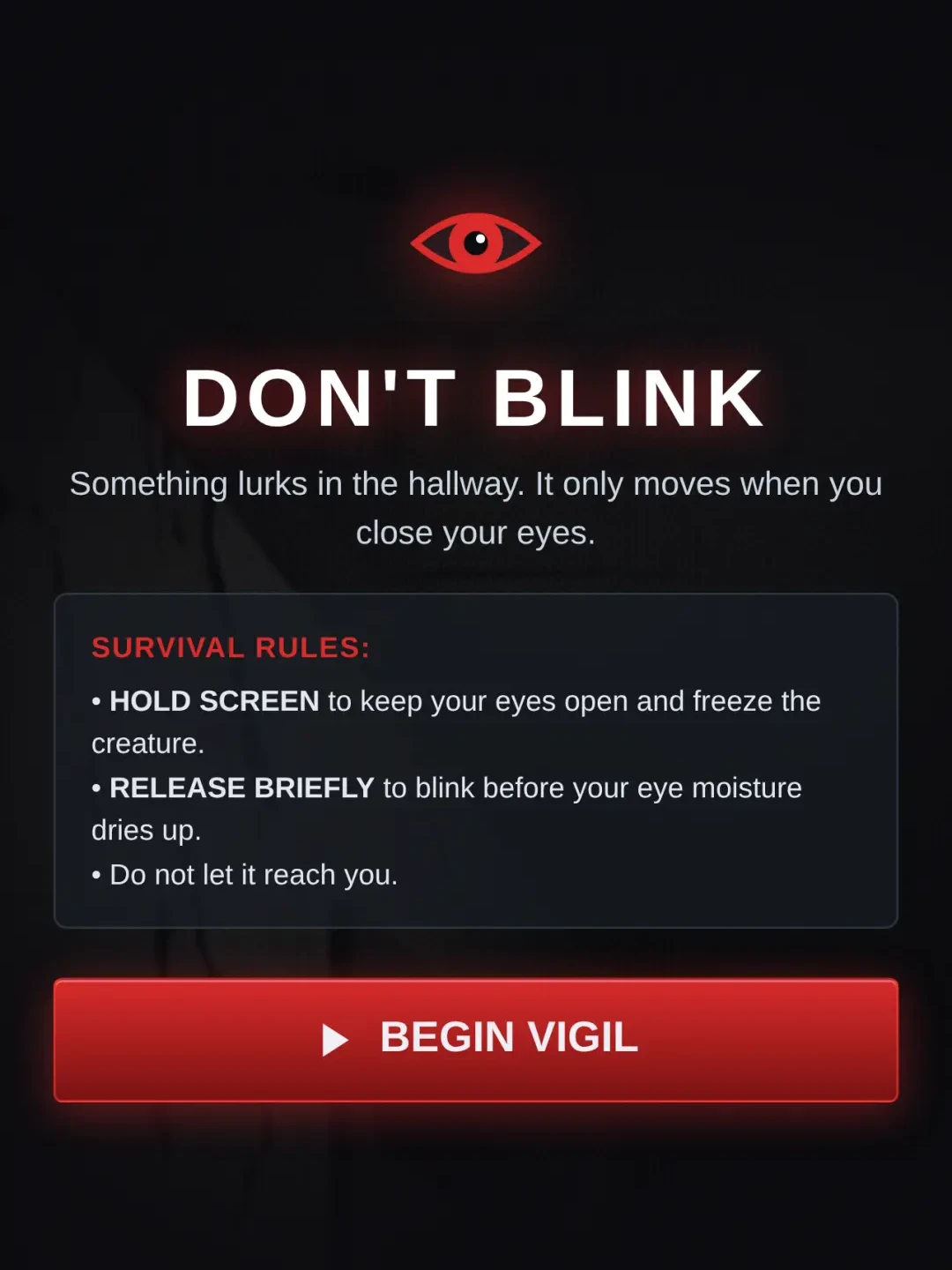 DON'T BLINK cover