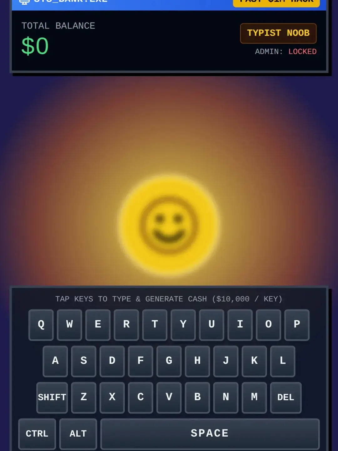 Y2K Keyboard Cash & Admin Sandbox cover