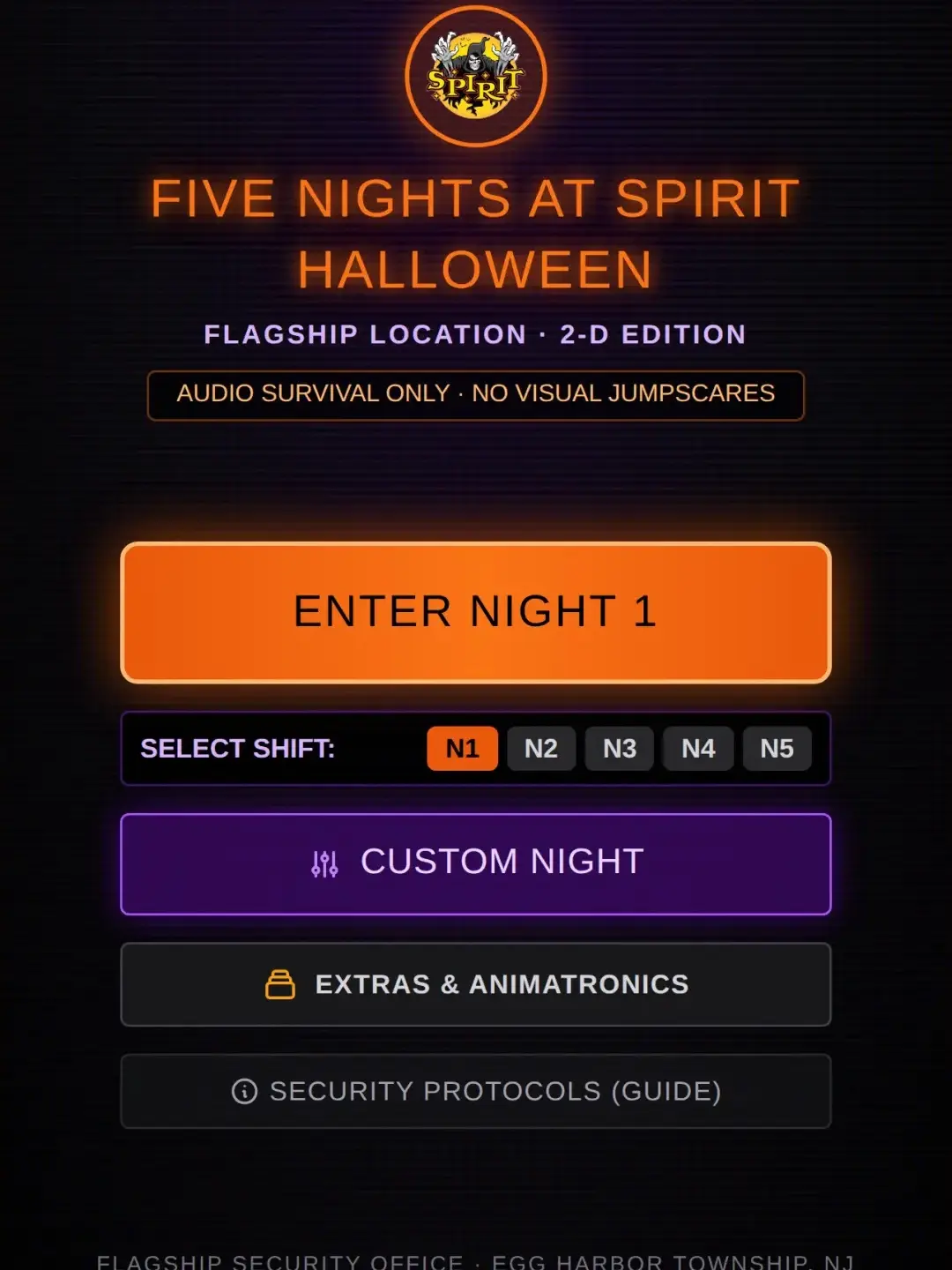 Five Nights at Spirit Halloween (2-D Edition) cover