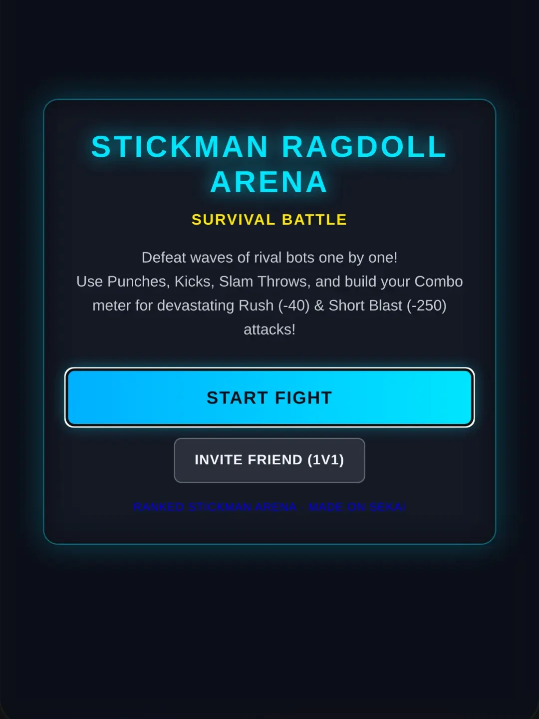 Stickman Ragdoll Arena cover