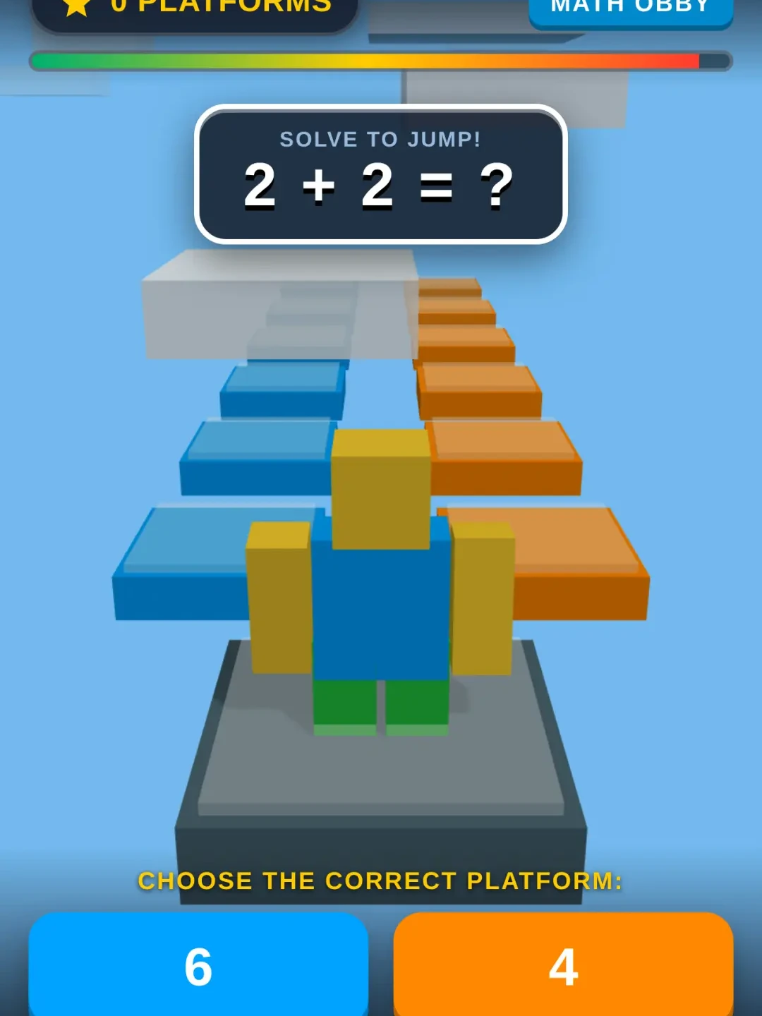 Roblox Math Obby: 2+2 Edition cover