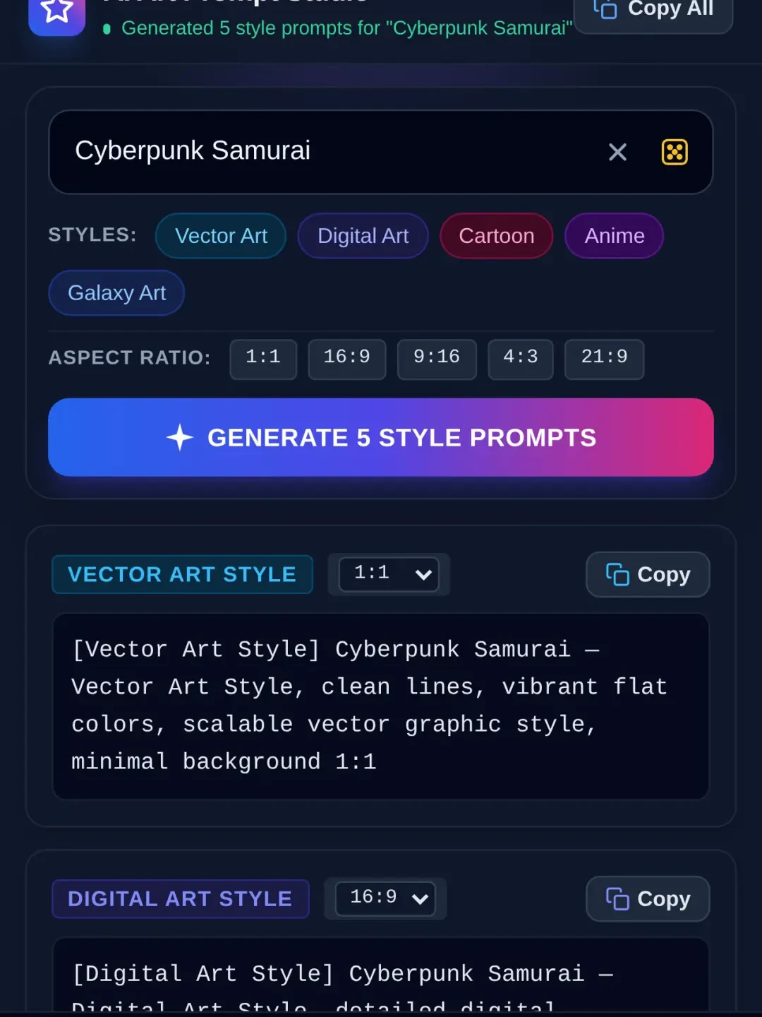 AI Art Prompt Studio cover