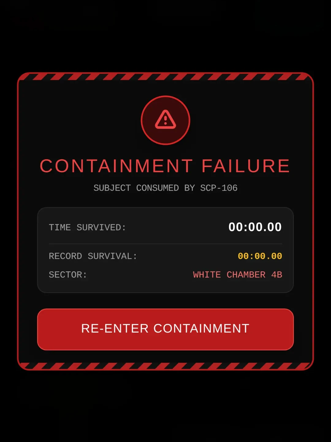 SCP-106: CONTAINMENT BREACH cover