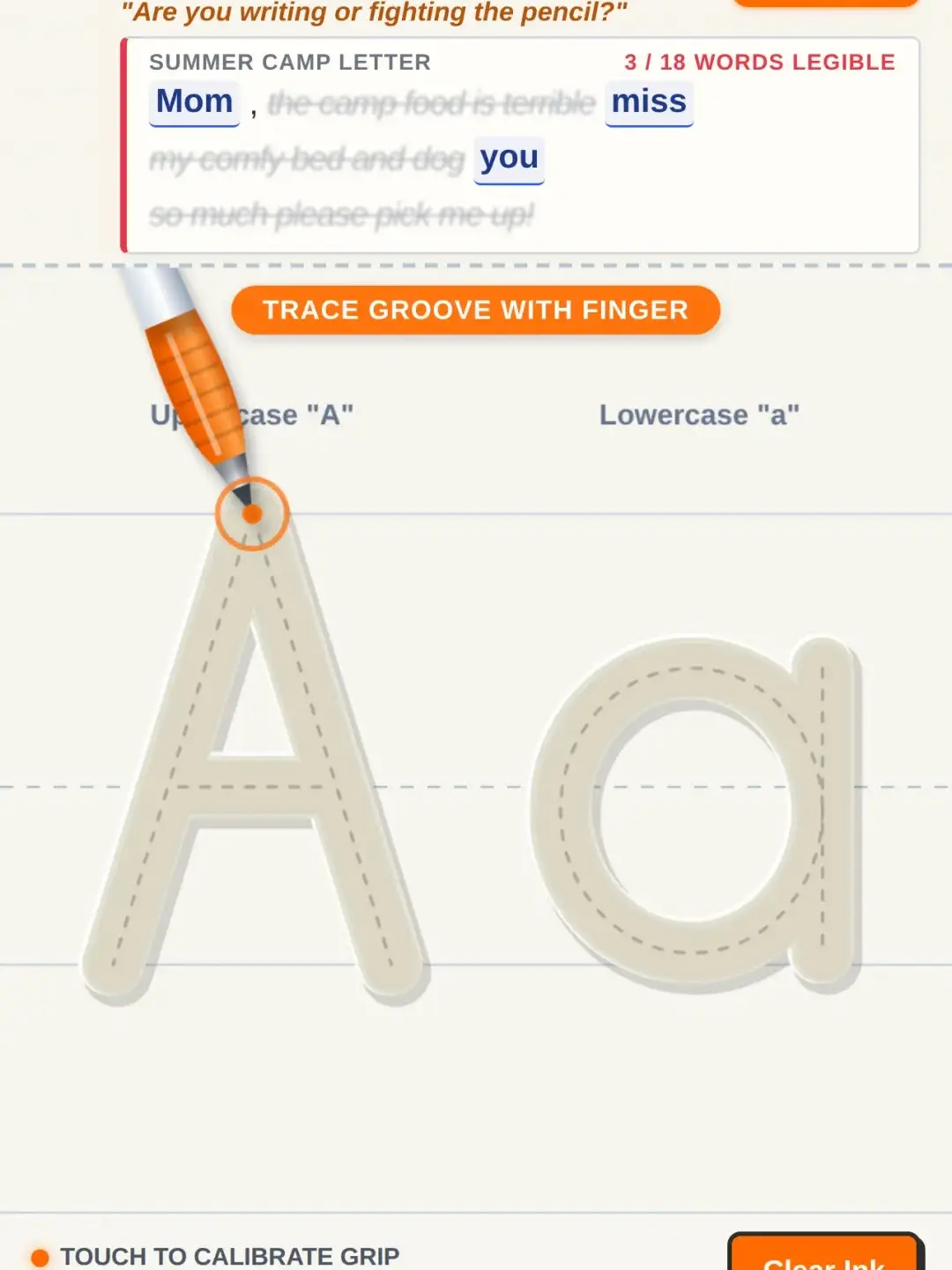 Are You Writing or Fighting the Pencil? cover