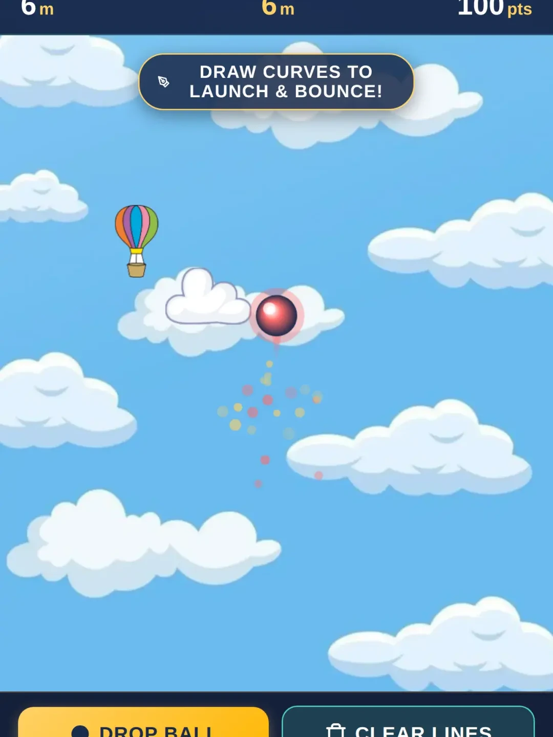 Sky Sketch Ball cover