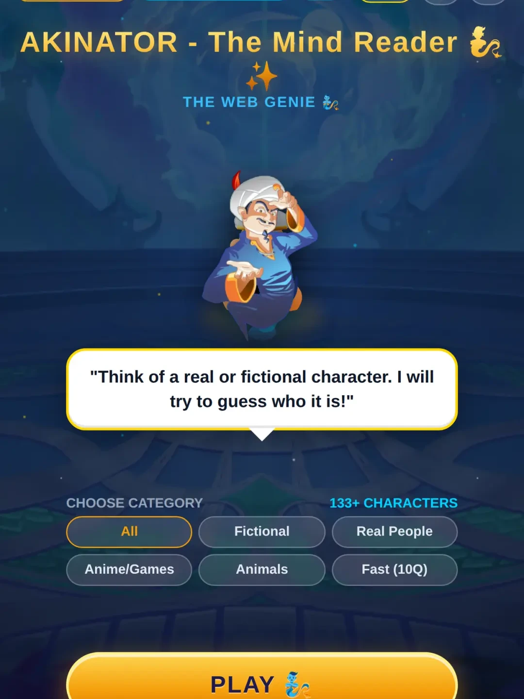 AKINATOR - The Mind Reader 🧞✨ cover