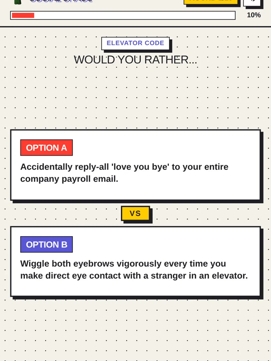 THE LAST QUESTION: Would You Rather? cover