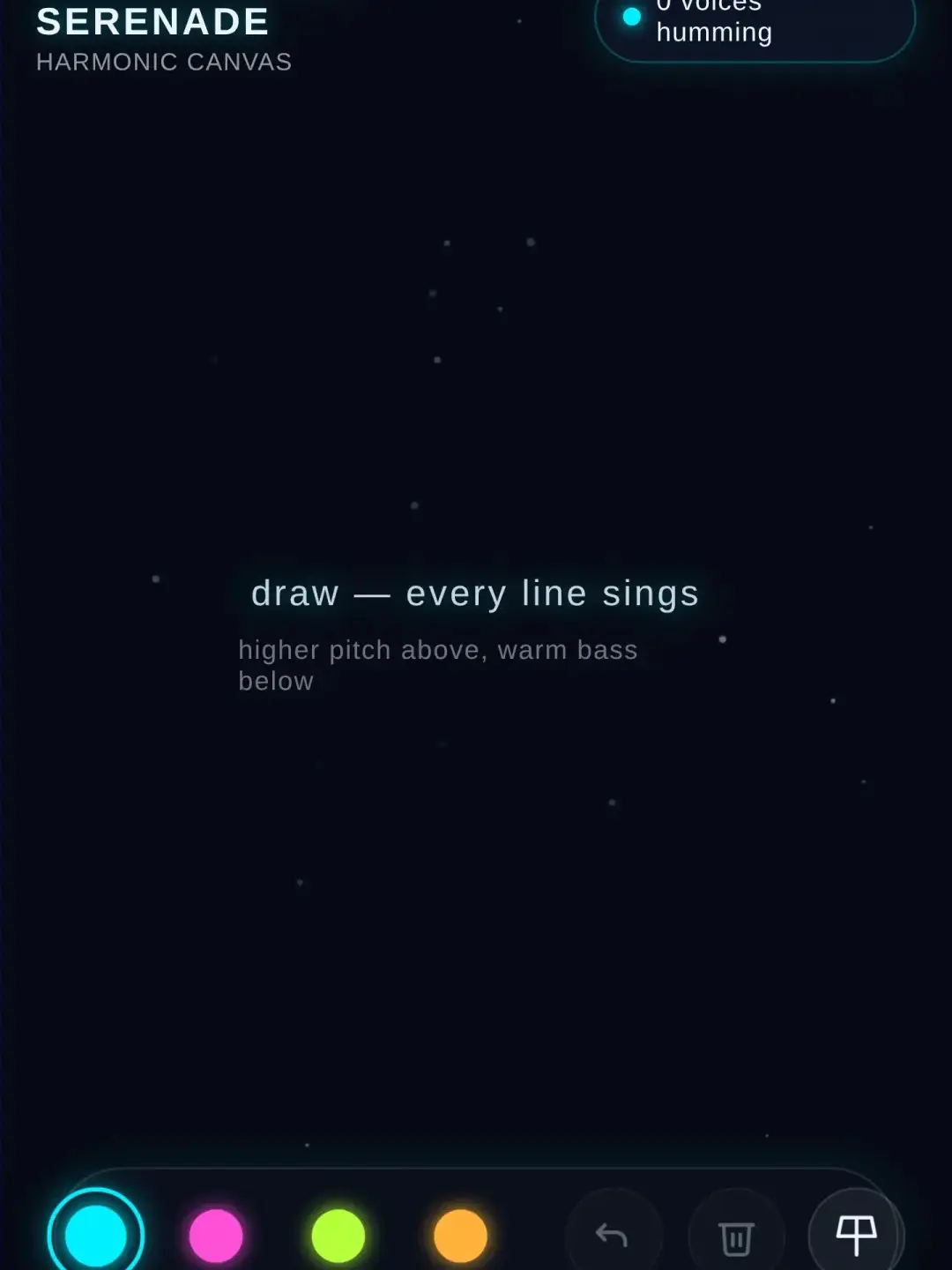 Neon Sketch Serenade cover