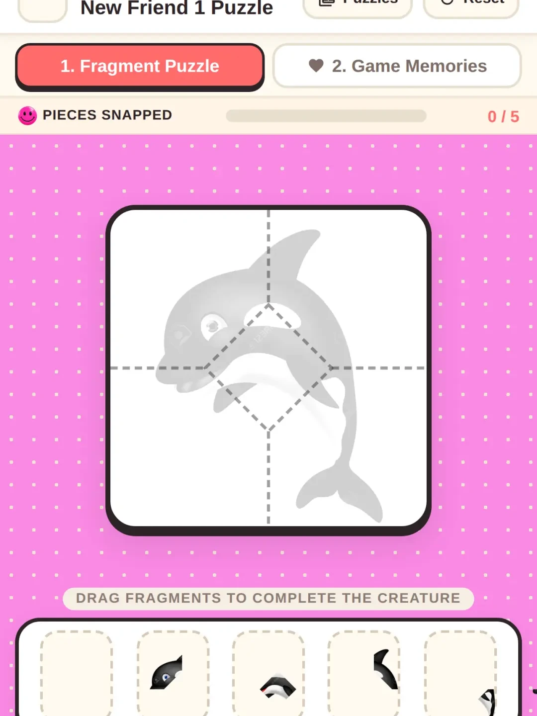 Fragment Puzzle 5 Pieces cover