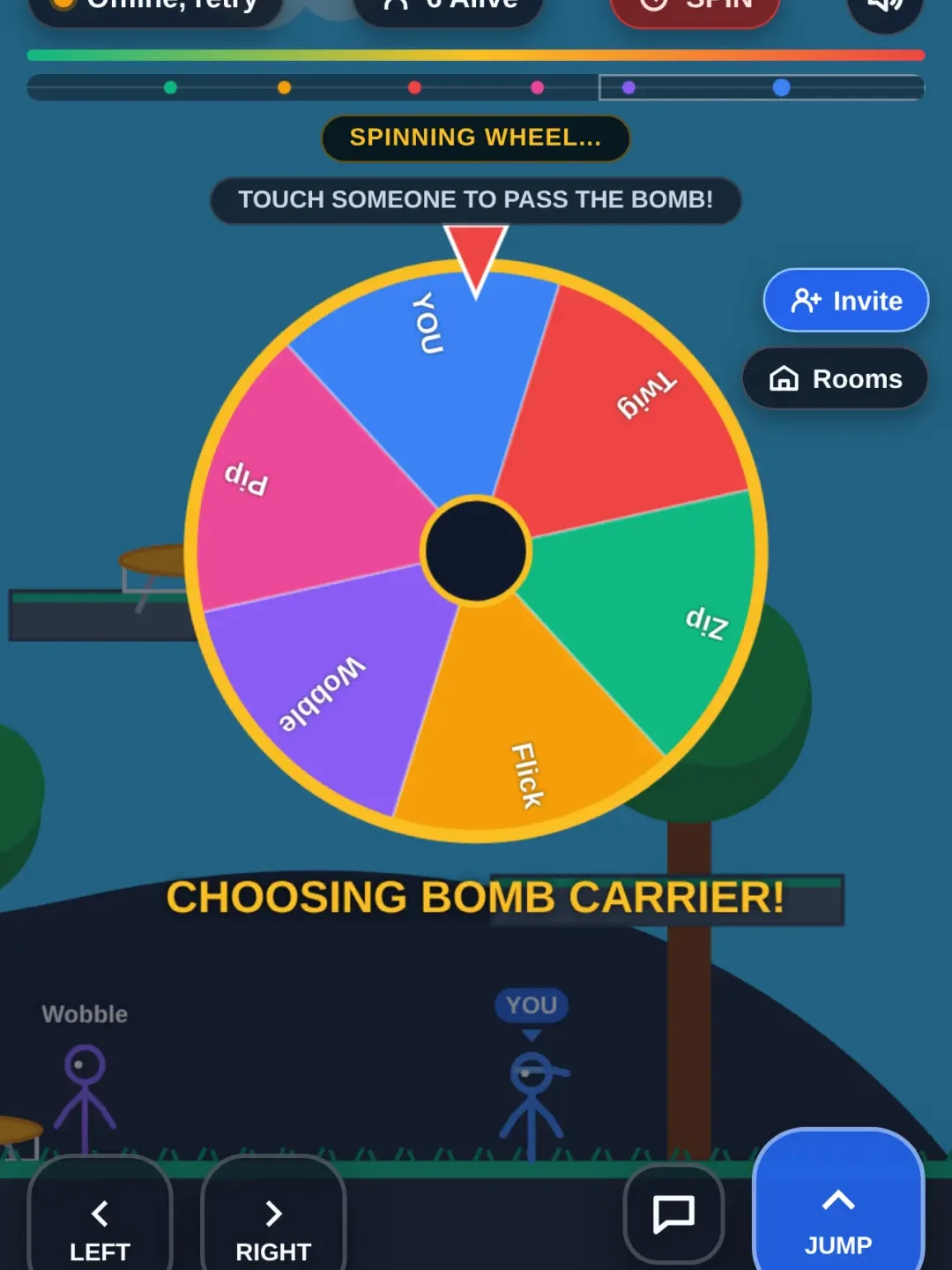 Stickman Bomb Round Online cover