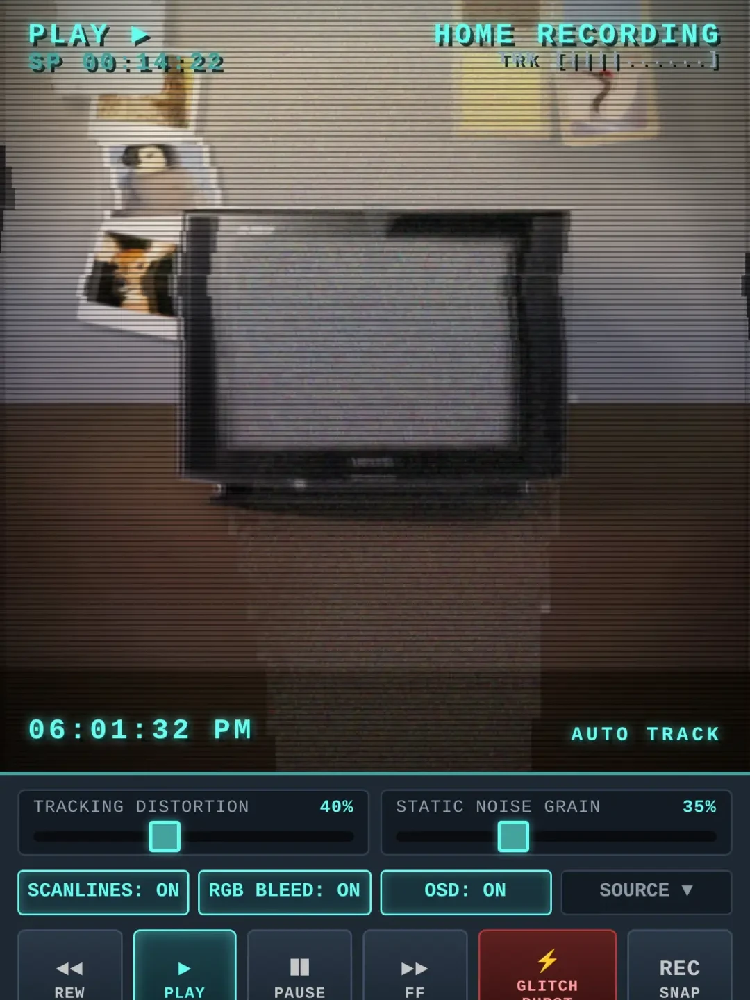 VHS Glitch VCR Deck cover