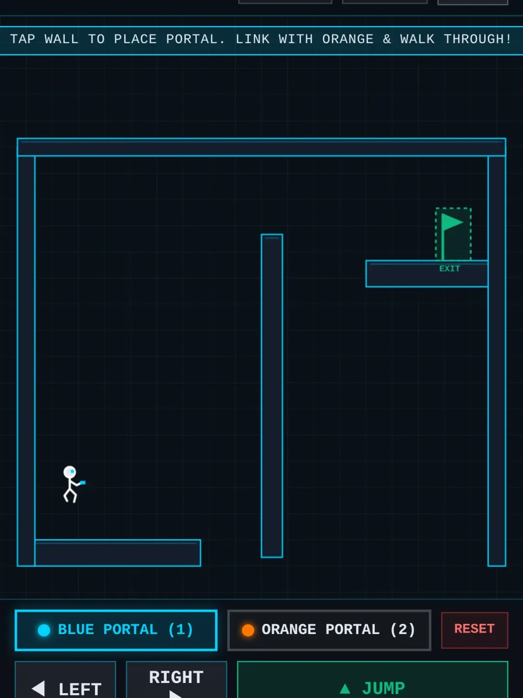 Stickman Portal Parkour