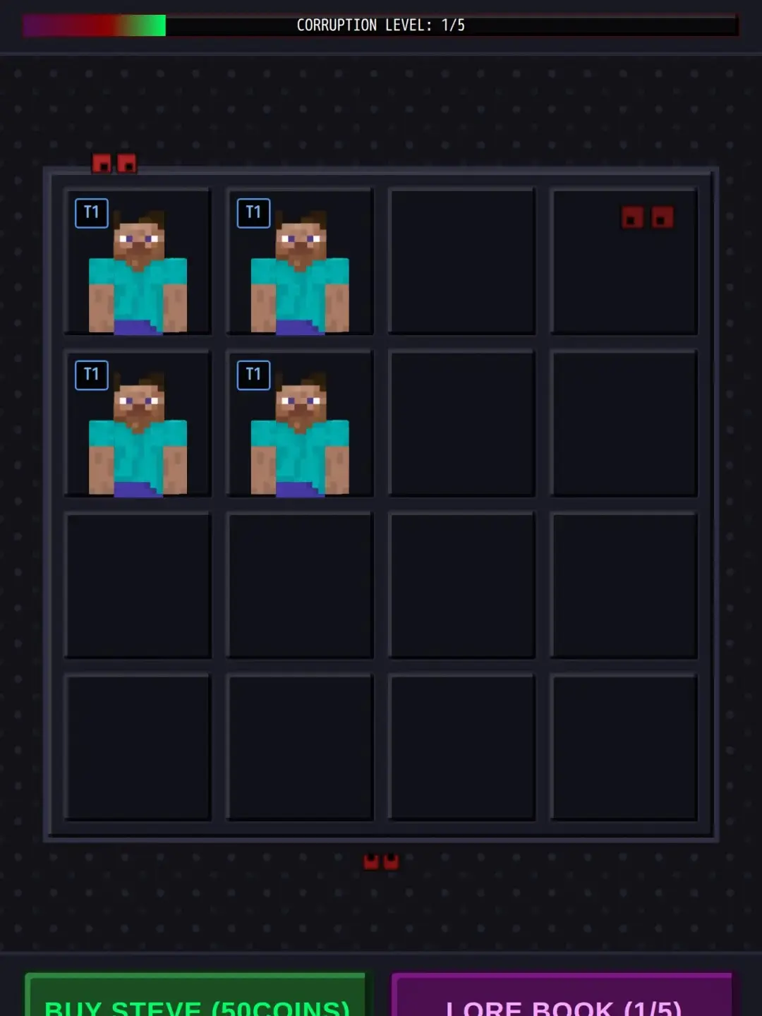 Steve's Corruption: Click to Merge cover