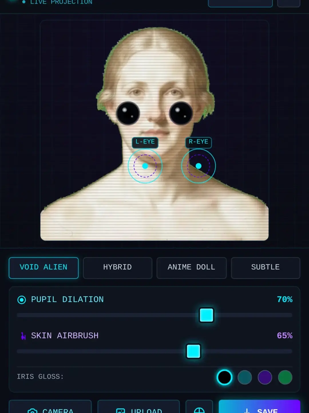 Alien Eyes // Bio-Retouch cover