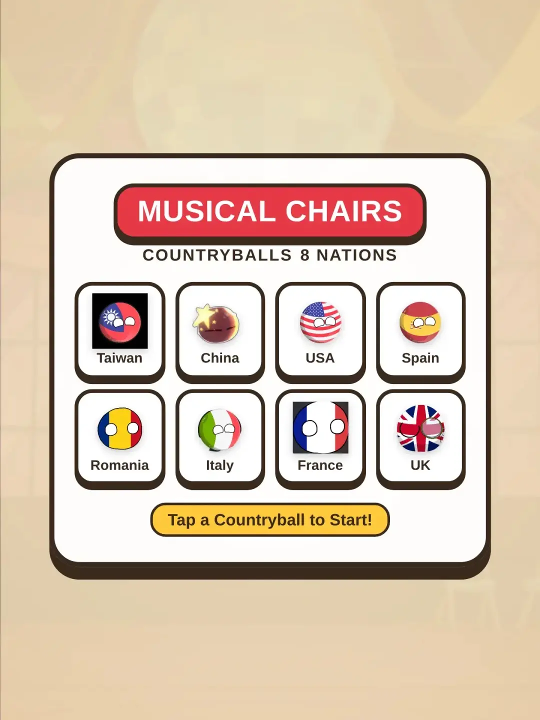 Musical Chairs: Countryballs cover