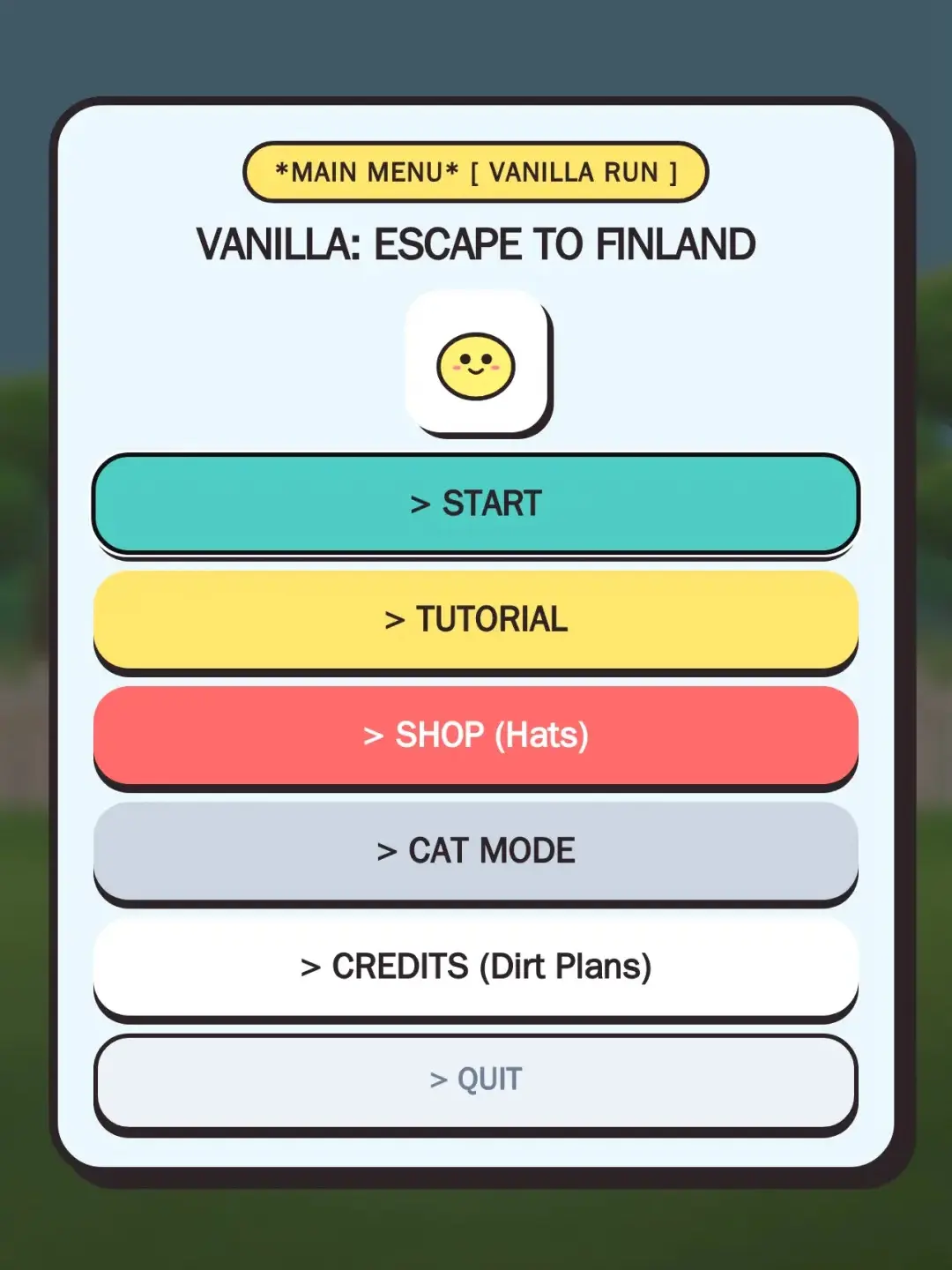 VANILLA: ESCAPE TO FINLAND cover