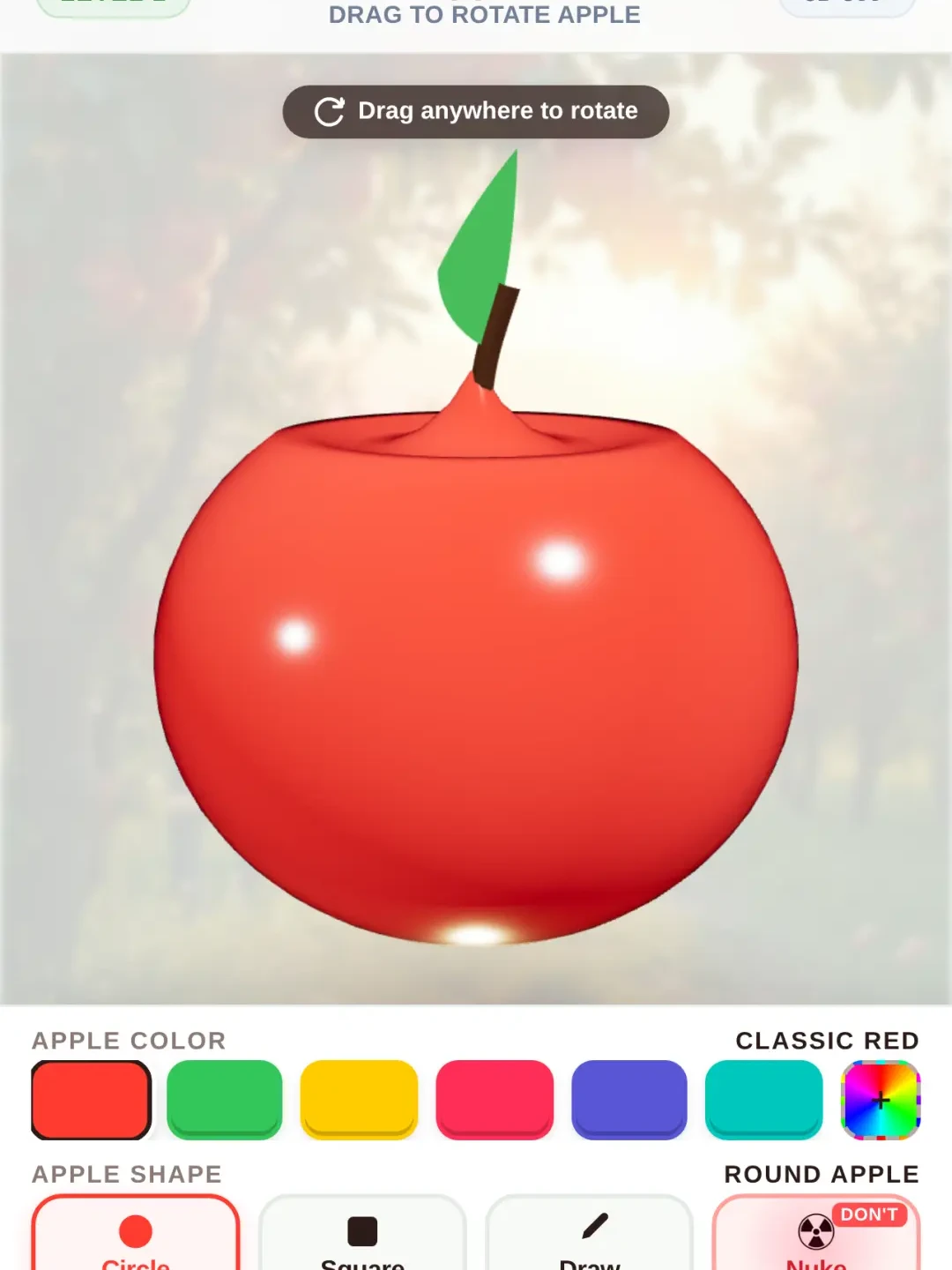 Apple and Shapes #apple #shape