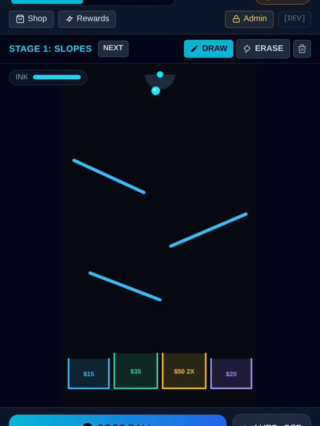 Bouncing Balls & 5x5 Tic-Tac-Toe cover