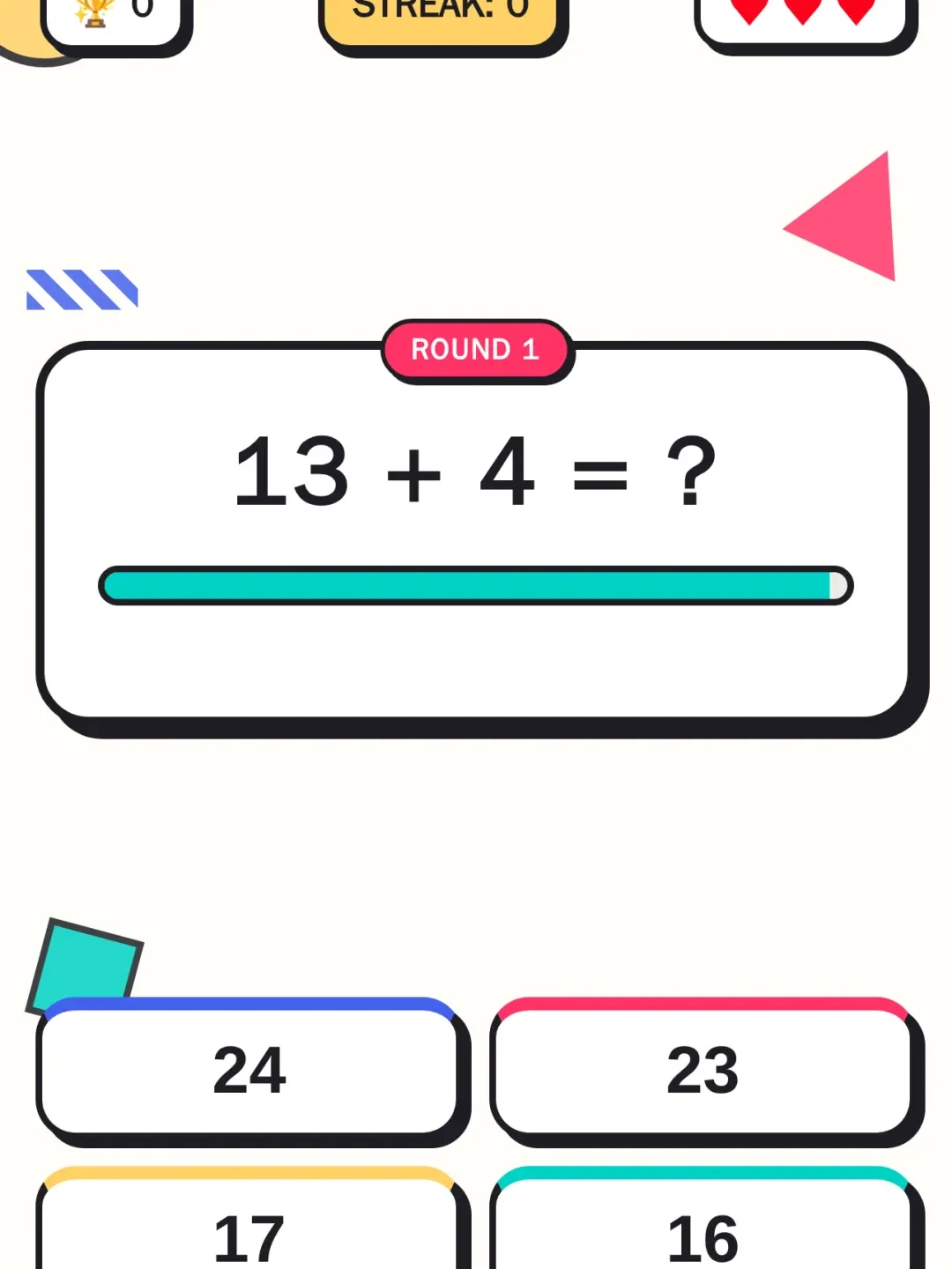 Math Rush Quiz cover