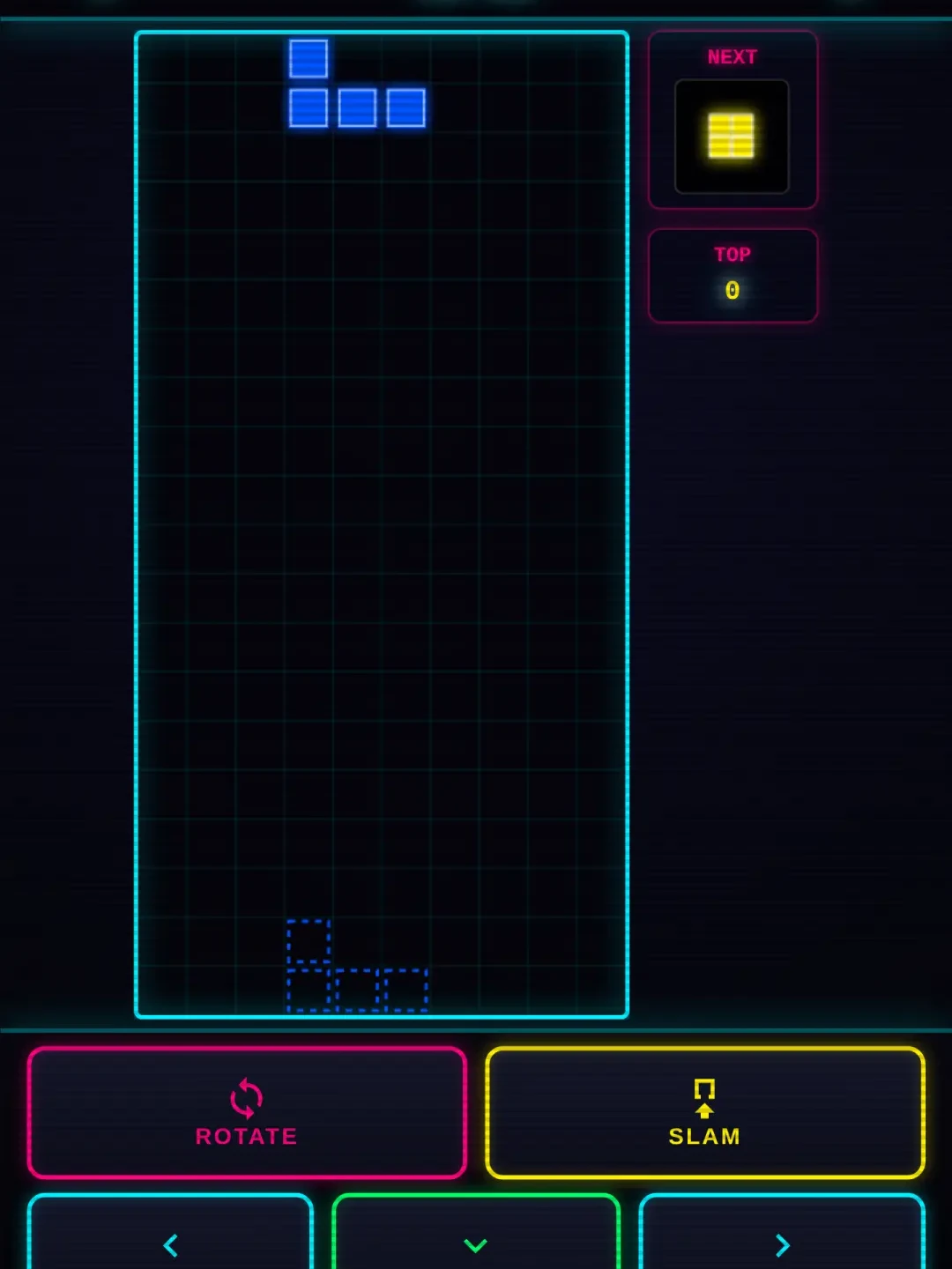 Neon Retro Tetris cover