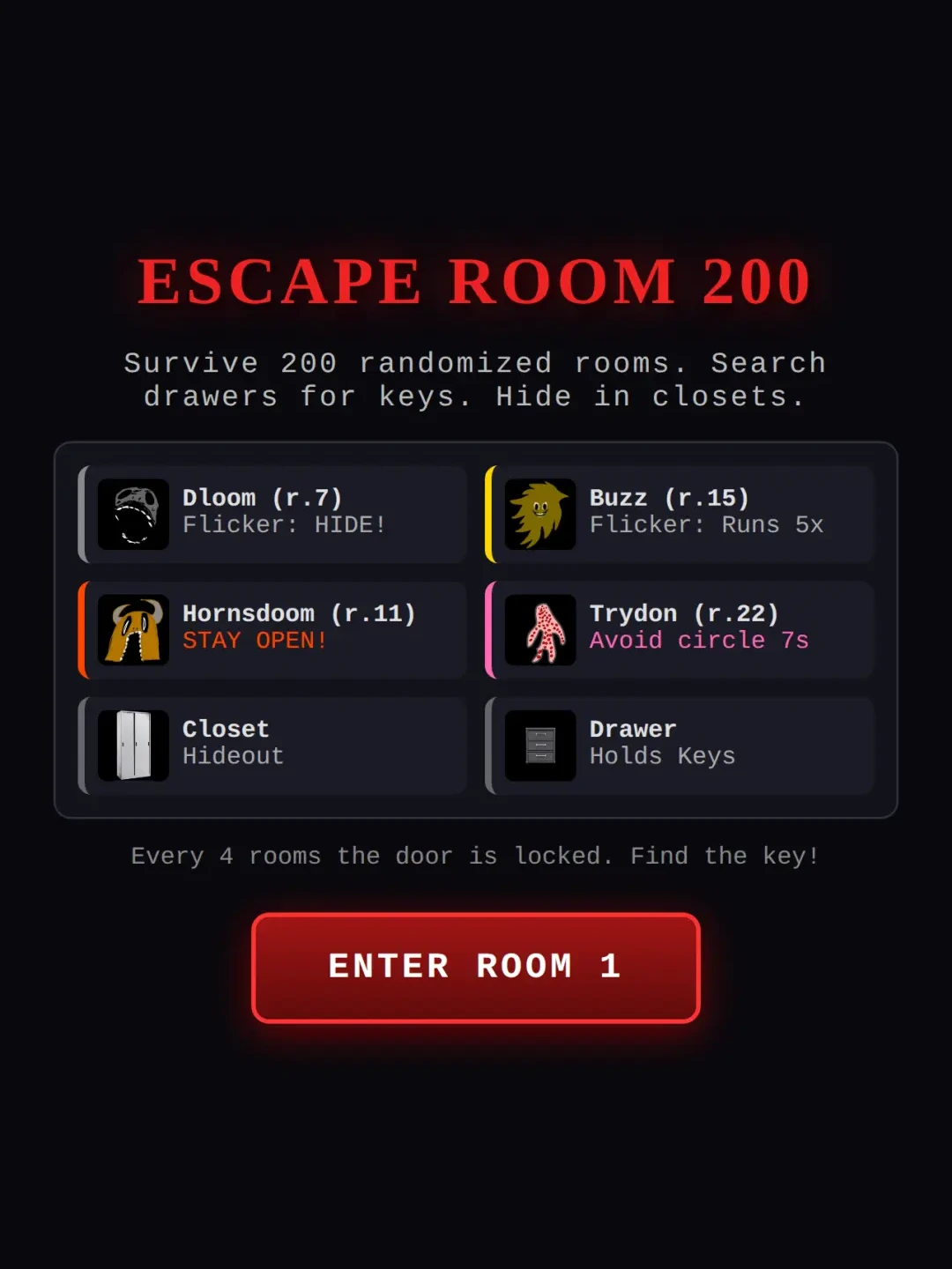 Room 200: Horror Survival cover